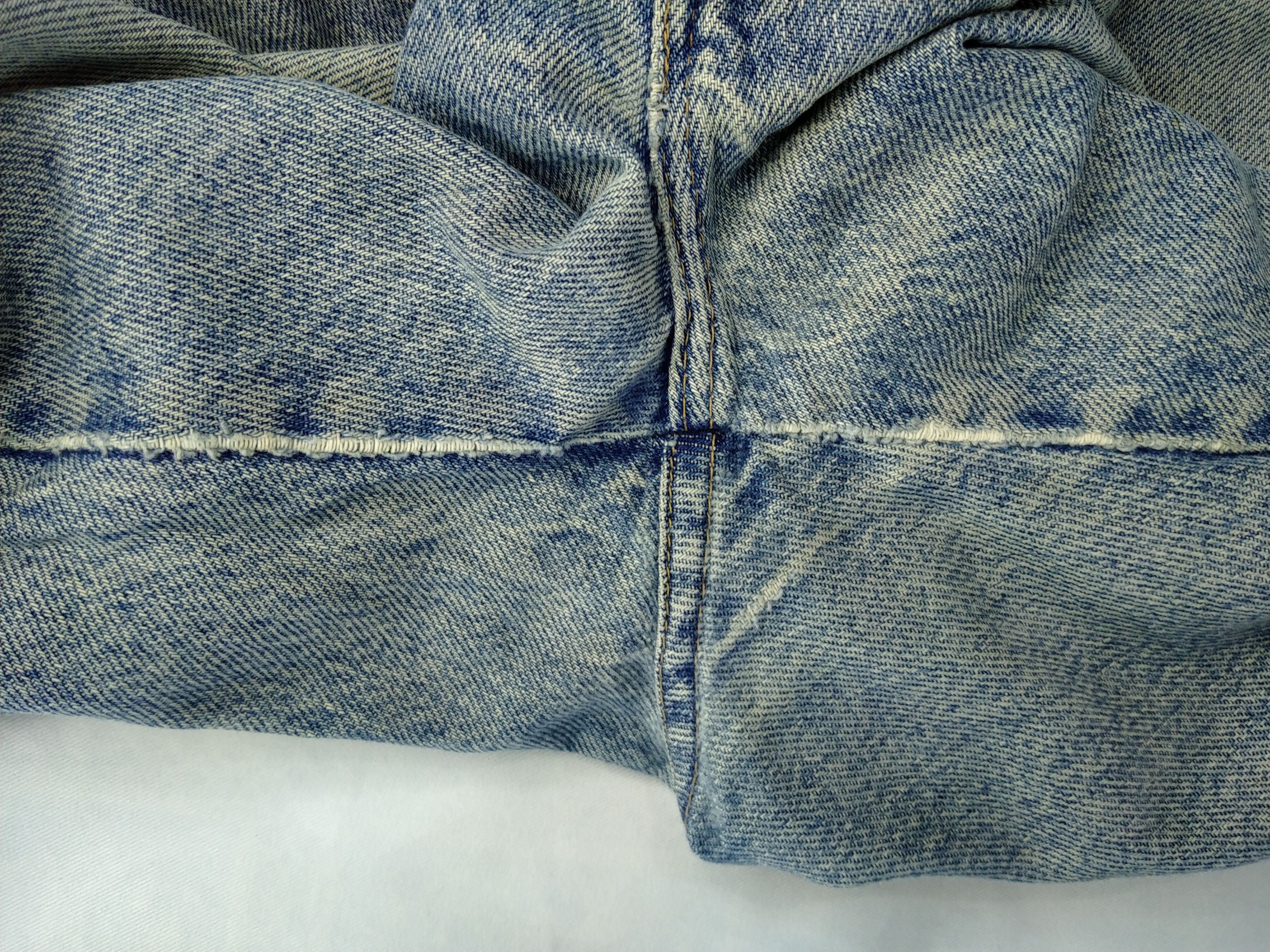 Wrangler Dirty Blue Wrangler Distressed Denim 34x28 -JN472 Size US 34 / EU 50 - 10 Thumbnail