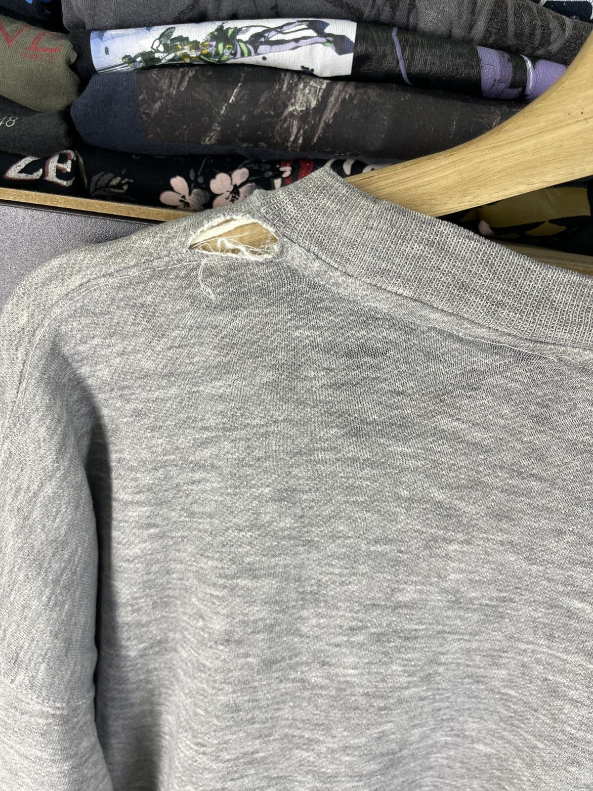Stussy Thrashed Vintage 90's Stussy Embroidered Logo Sweatshirt Size US XL / EU 56 / 4 - 11 Thumbnail