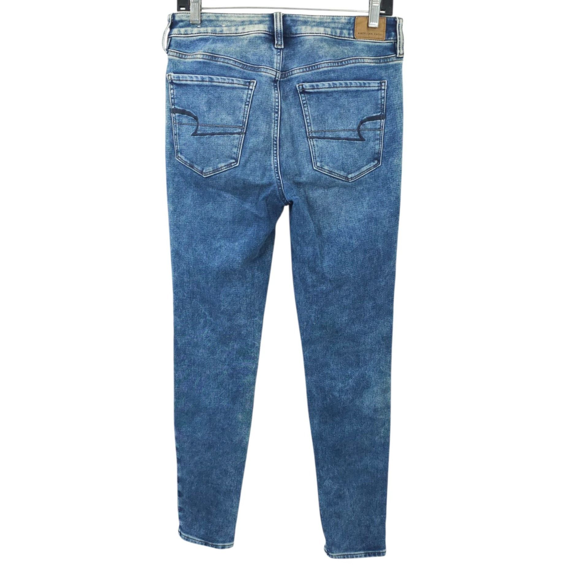 American Eagle Outfitters American Eagle Super Stretch Hi Rise Jegging Womens 8 Jeans Size 30" / US 8 / IT 44 - 2 Thumbnail