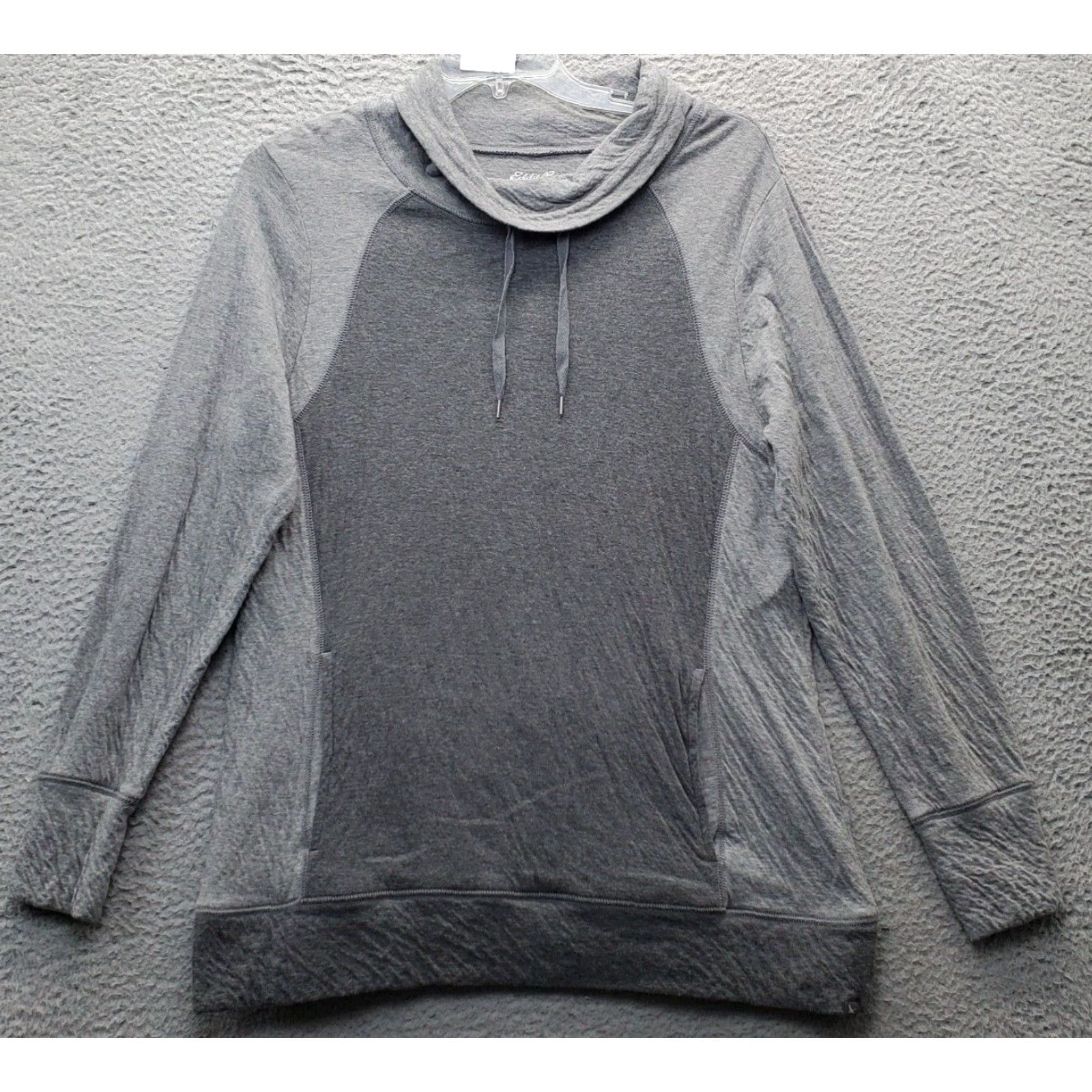 Eddie Bauer Eddie Bauer Sweatshirt Womens 2XL Gray Heather Long Sleeve Cowl Neck Outdoor Size XXL / US 16-18 / IT 52-54 - 2 Thumbnail