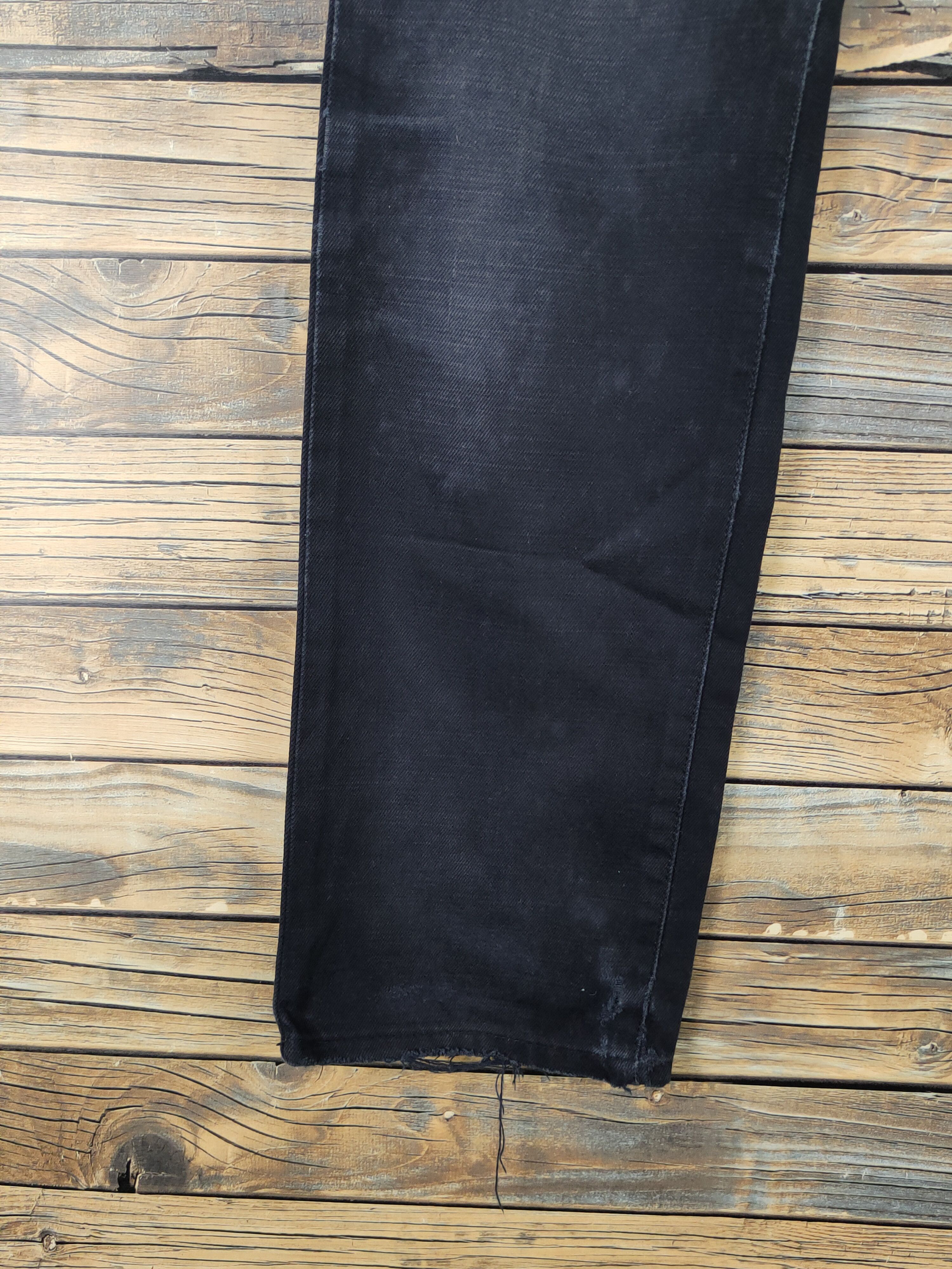 Edwin Edwin Black Distressed Ripped denim Jeans #W1714 Size US 30 / EU 46 - 4 Thumbnail