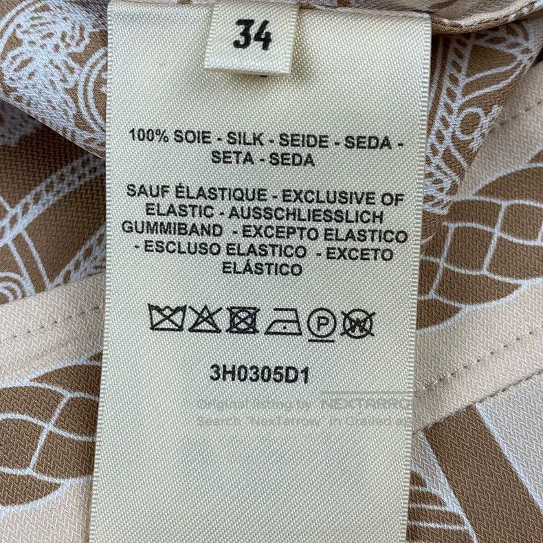 Hermes Hermes Silk Vintage Printed Skirt Size 42" / US 20 - 5 Thumbnail