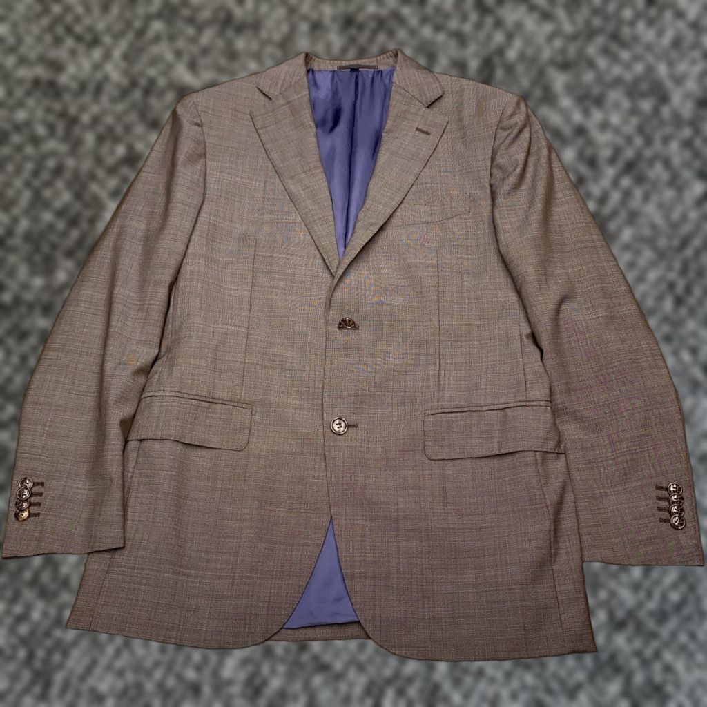 Suitsupply Suitsupply Blazer Mens 40 Brown Wool Mohair Suit Jacket Suit Supply Guabello Blazer 40 Brown Wool Mohair Blazer Size 40R - 1 Thumbnail