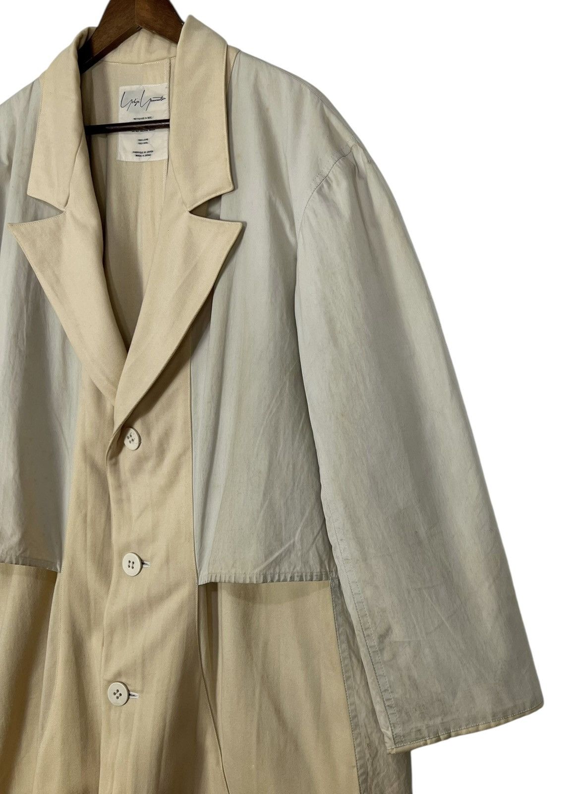 Yohji Yamamoto 80s VINTAGE YOHJI YAMAMOTO LONG COAT Size US XL / EU 56 / 4 - 8 Thumbnail