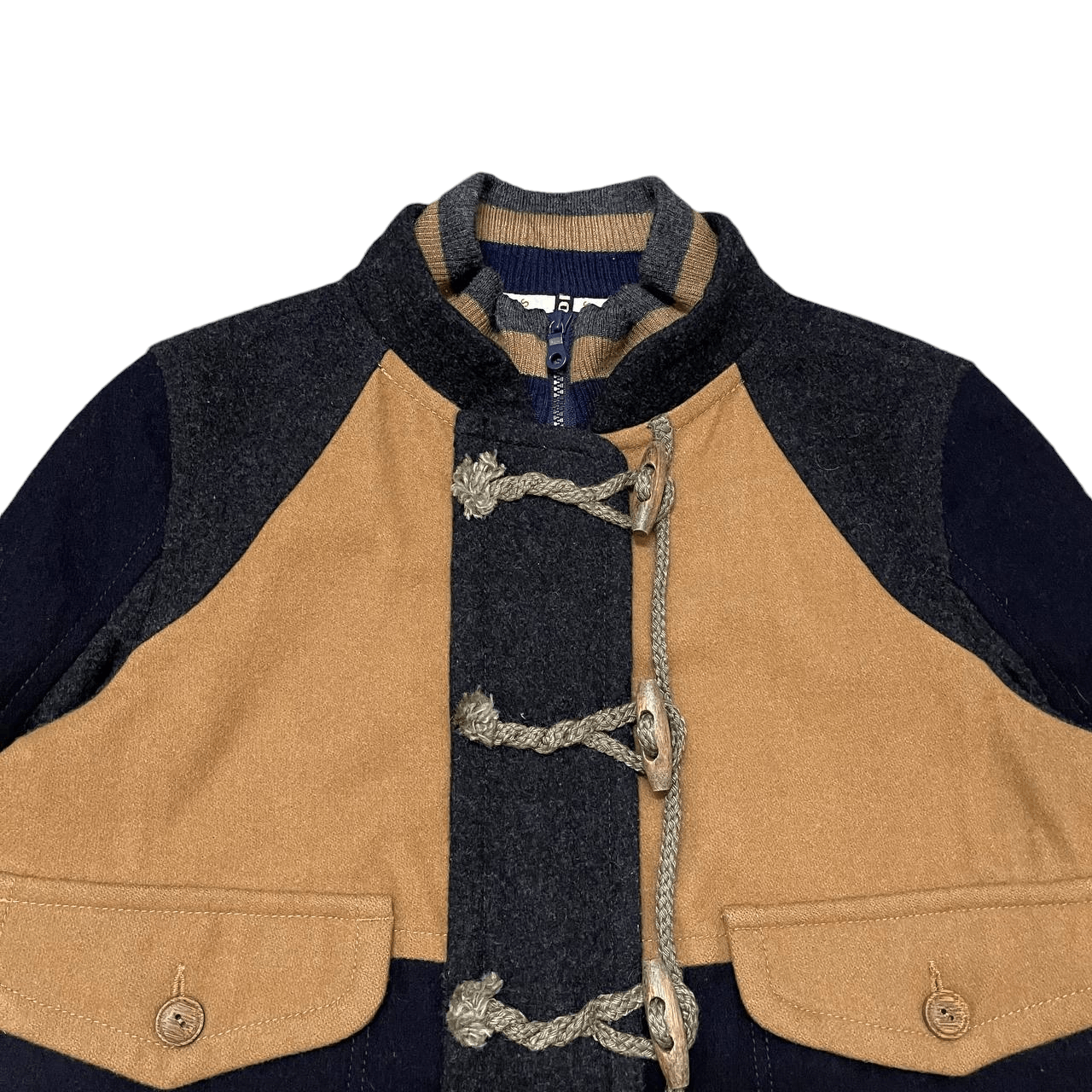 Frapbois Sample Frapbois Wool Coat Monogram Issey Miyake Inspired Size US M / EU 48-50 / 2 - 2 Thumbnail