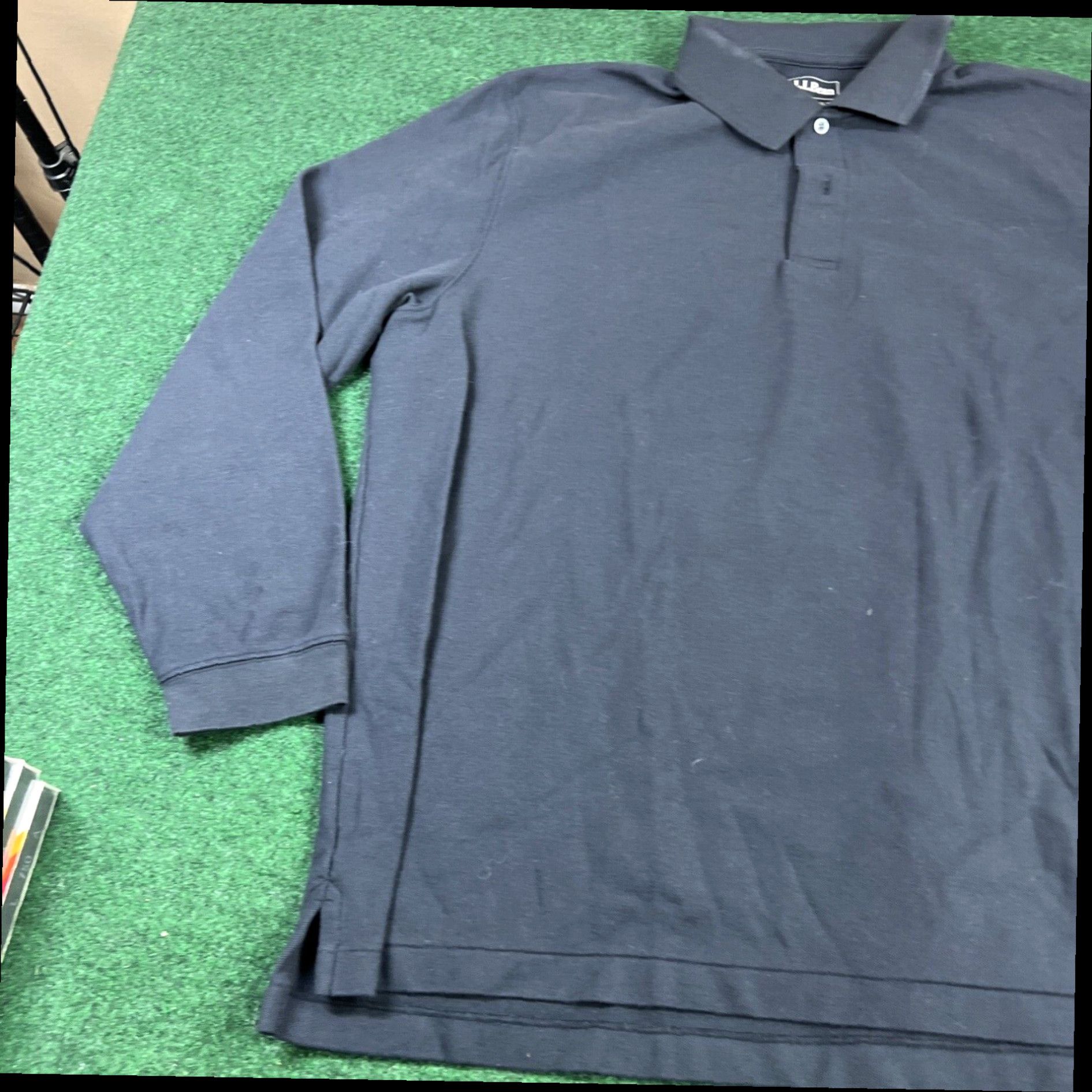 Vintage L.L. Bean Men's Polo, Long Sleeve, Traditional Fit,XL , Black Size US XL / EU 56 / 4 - 2 Thumbnail