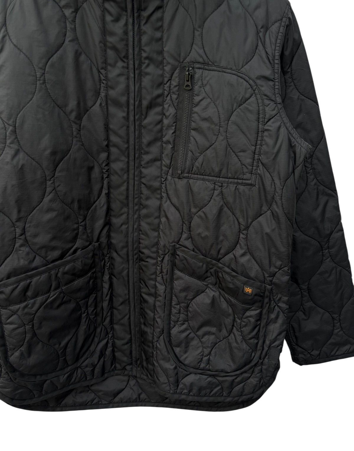 Alpha Industries Alpha Industries Quilted Hoodie Jacket Size US M / EU 48-50 / 2 - 5 Thumbnail