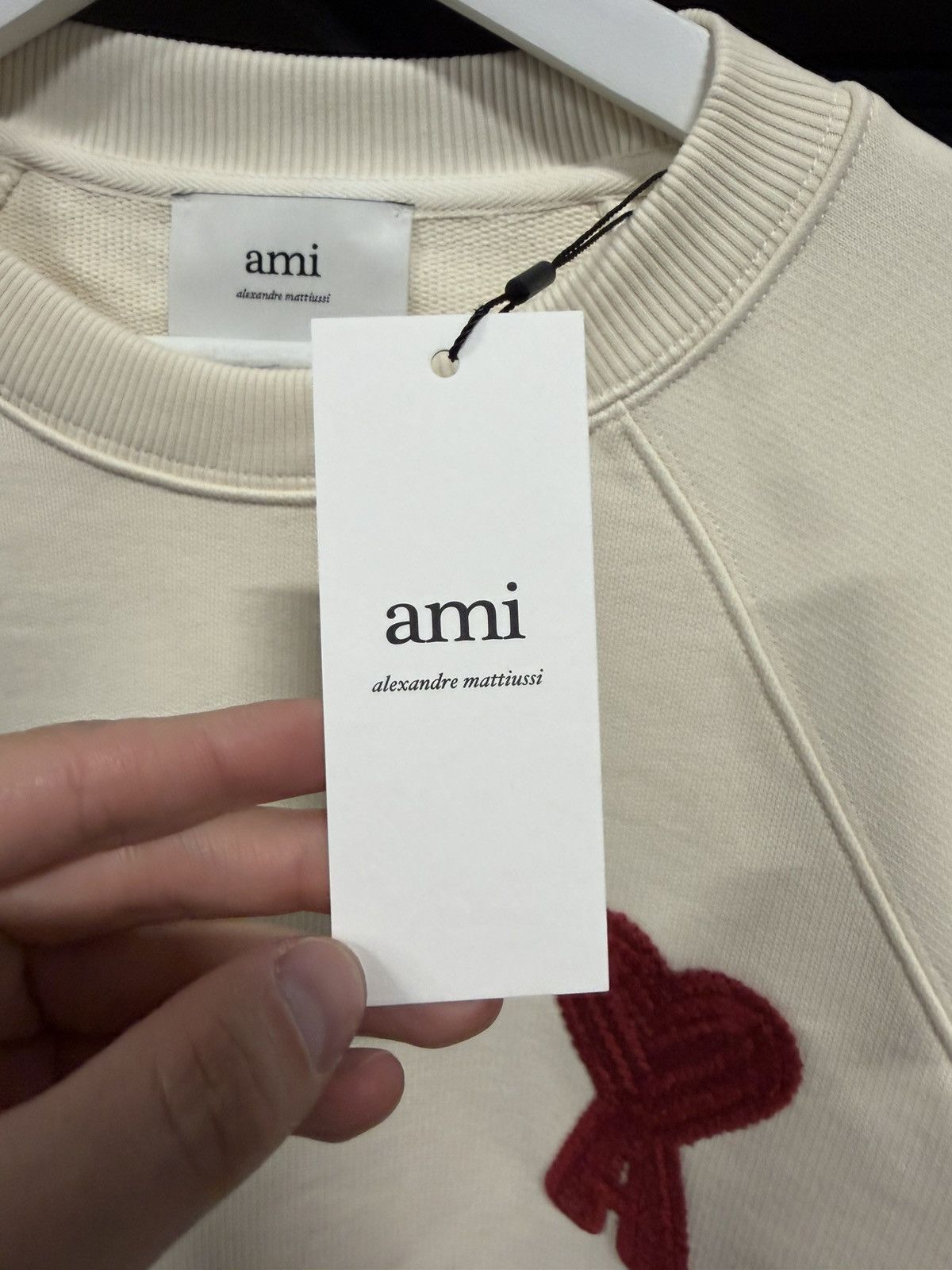 AMI Ami Paris Big Heart Sweatshirt NEW 500$ Size US XL / EU 56 / 4 - 4 Thumbnail