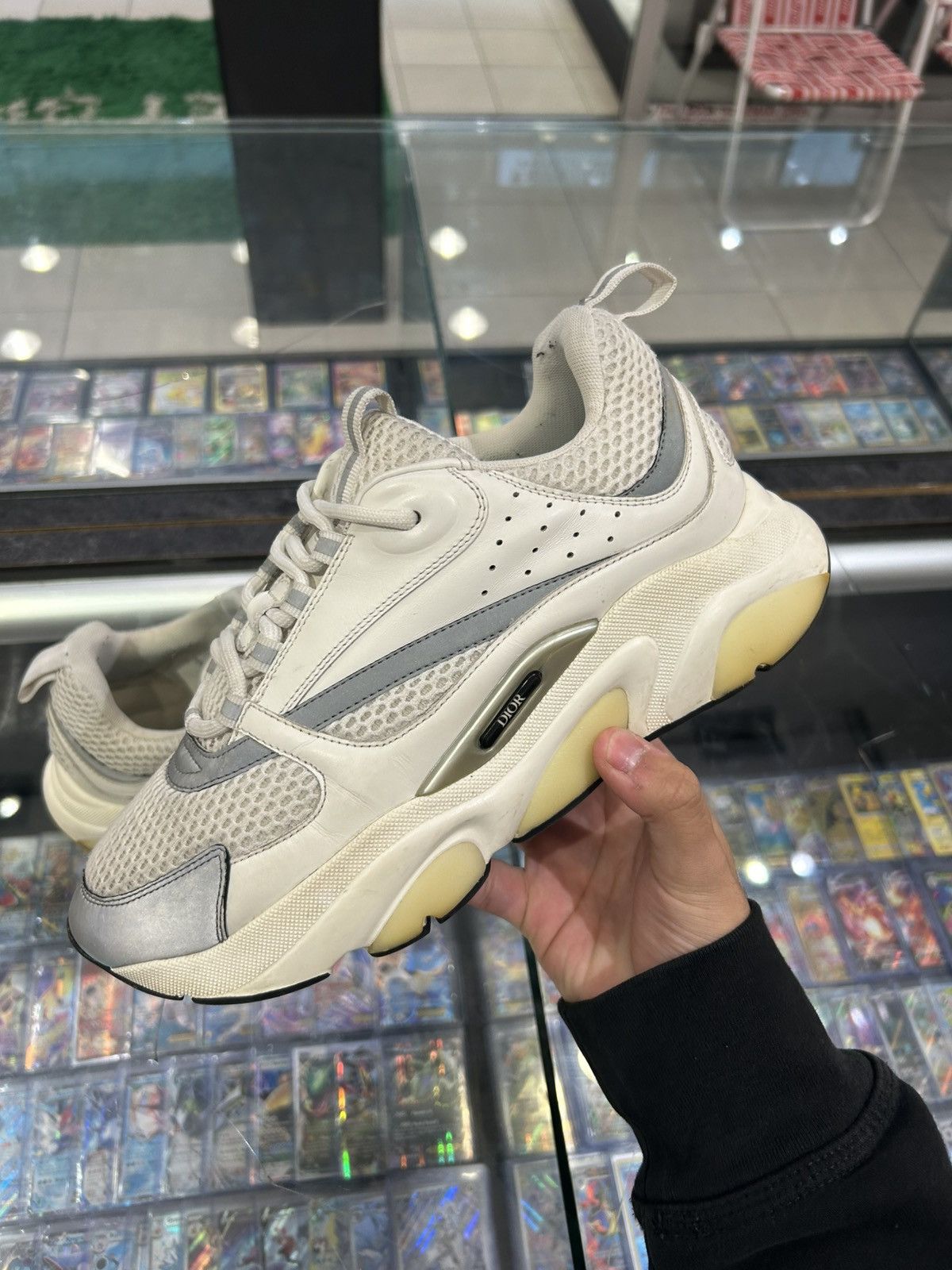 Dior Dior b22 white grey Size US 10 / EU 43 - 2 Thumbnail