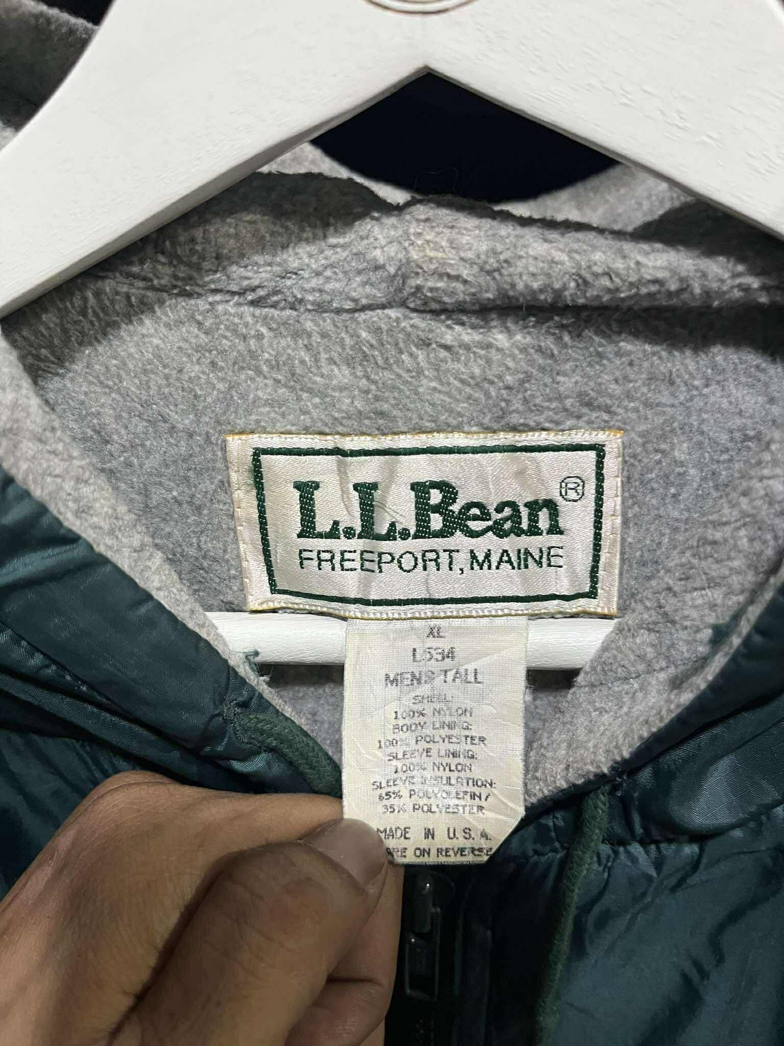 L.L. Bean L.L. Bean Green Hoodie Jacket Logo 90s Size US XL / EU 56 / 4 - 4 Thumbnail
