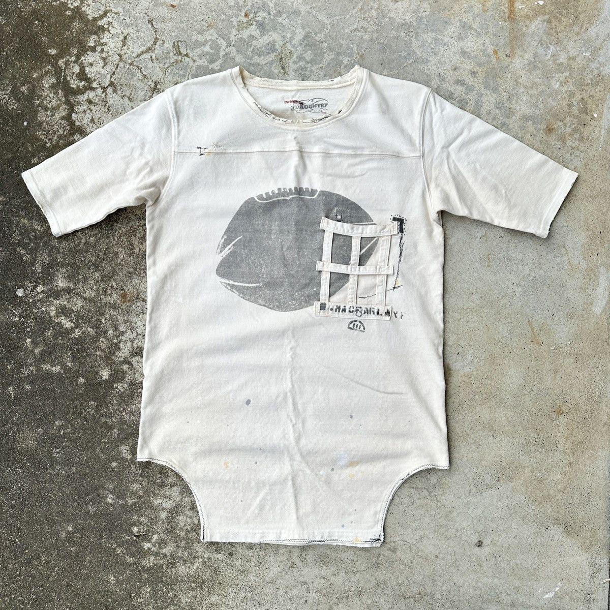 Kapital College Numbered Football Prisoner repairs distressed tee Size US L / EU 52-54 / 3 - 1 Thumbnail