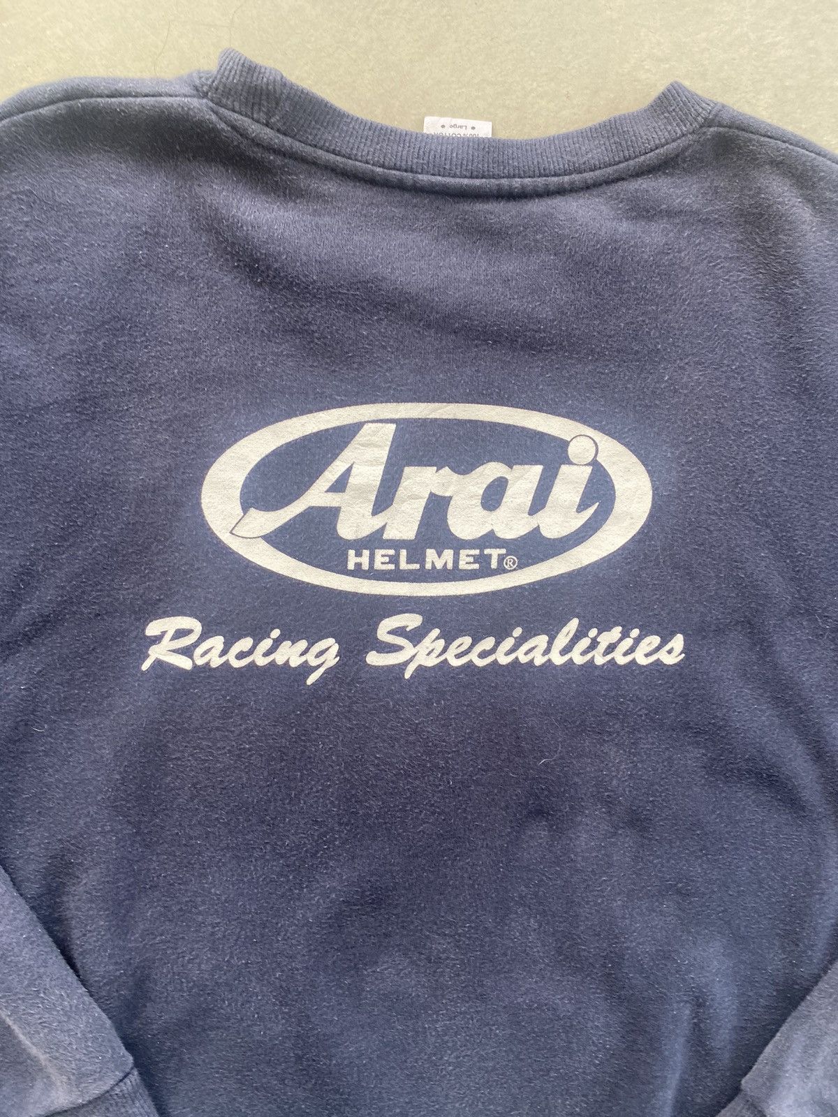 Japanese Brand × Vintage VINTAGE ARAI RACING SPECIALITIES SWEATSHIRT Size US L / EU 52-54 / 3 - 8 Thumbnail