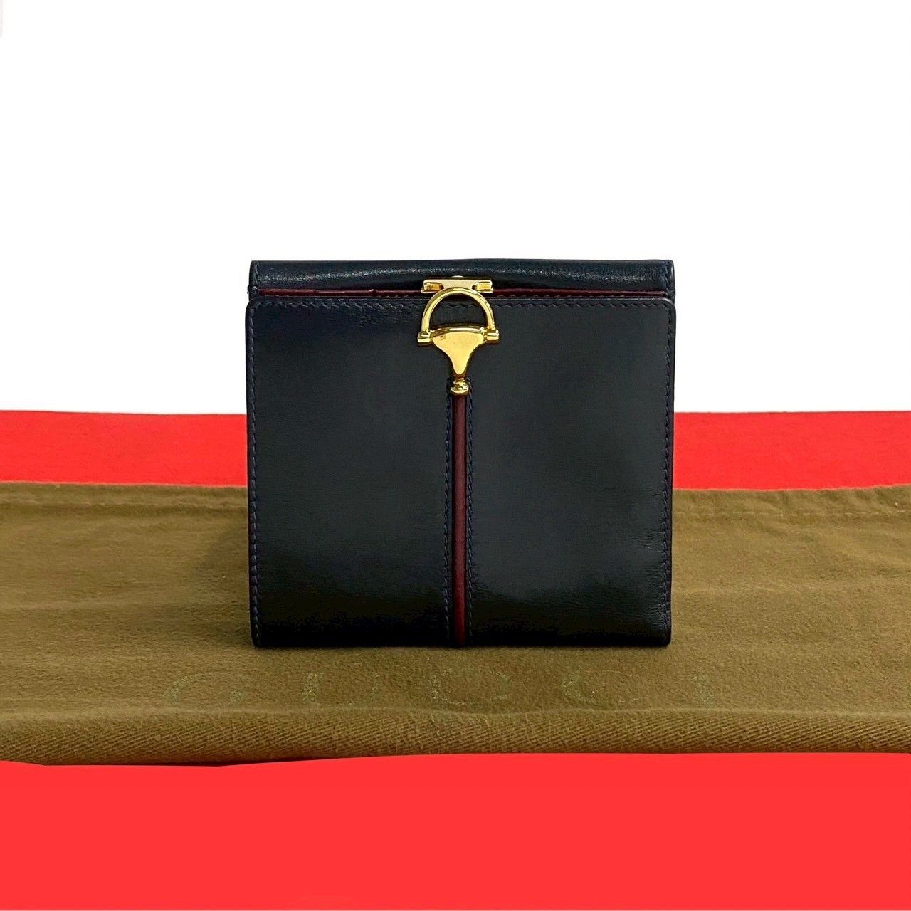 Gucci Gucci Gucci Old Gucci Leather Wallet Leather Short Wallet DUTY FREE for USA Size ONE SIZE - 1 Thumbnail