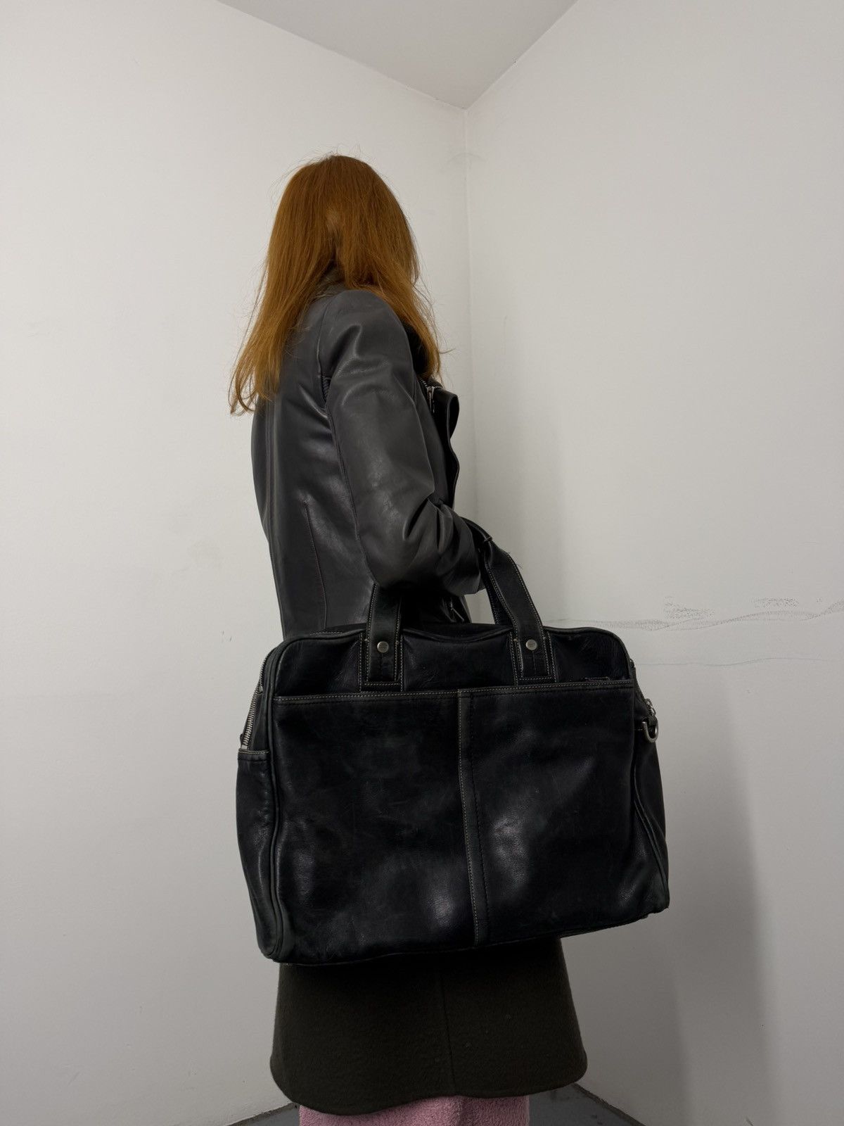 Coach Avant-garde Coach Dense Leather Handbag Size ONE SIZE - 1 Thumbnail
