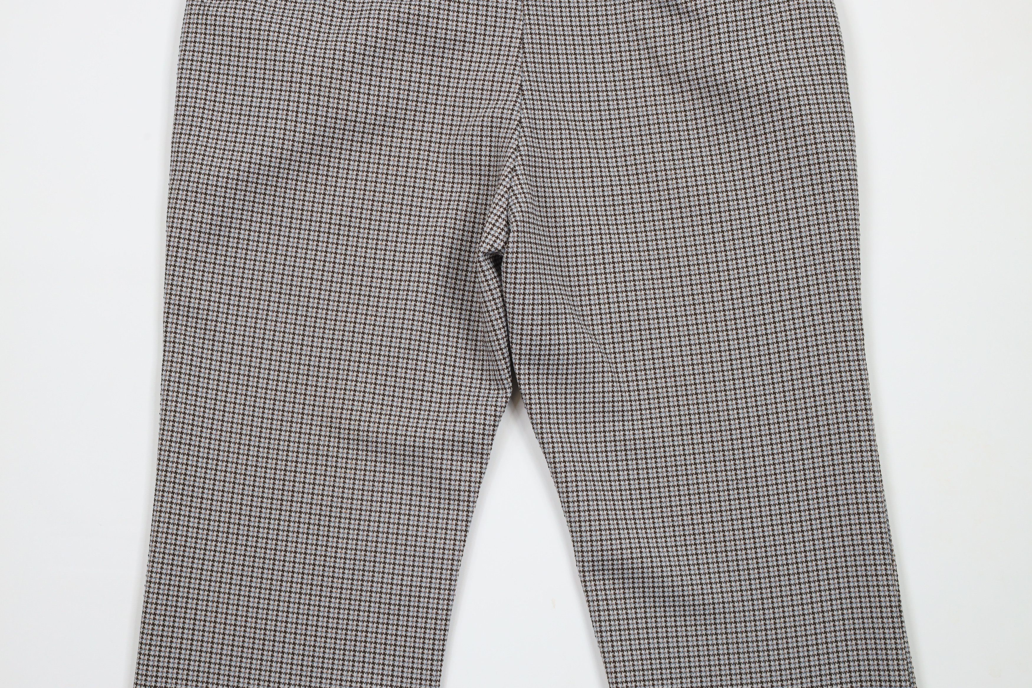 Vintage Vintage 70s Streetwear Knit Houndstooth Bell Bottoms Pants Size US 36 / EU 52 - 11 Thumbnail