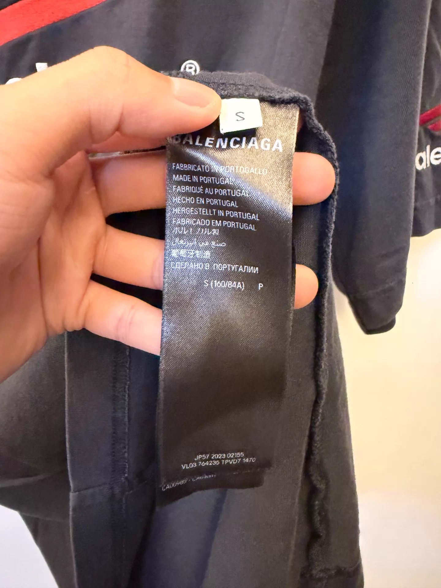 Balenciaga Balenciaga 3B Sports Icon FW23 Logo Print Crewneck Black S Size US S / EU 44-46 / 1 - 4 Thumbnail