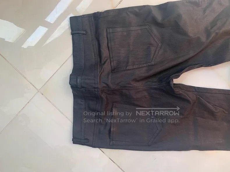 Saint Laurent Paris Saint Laurent Paris Leather Pants Size US 34 / EU 50 - 7 Thumbnail