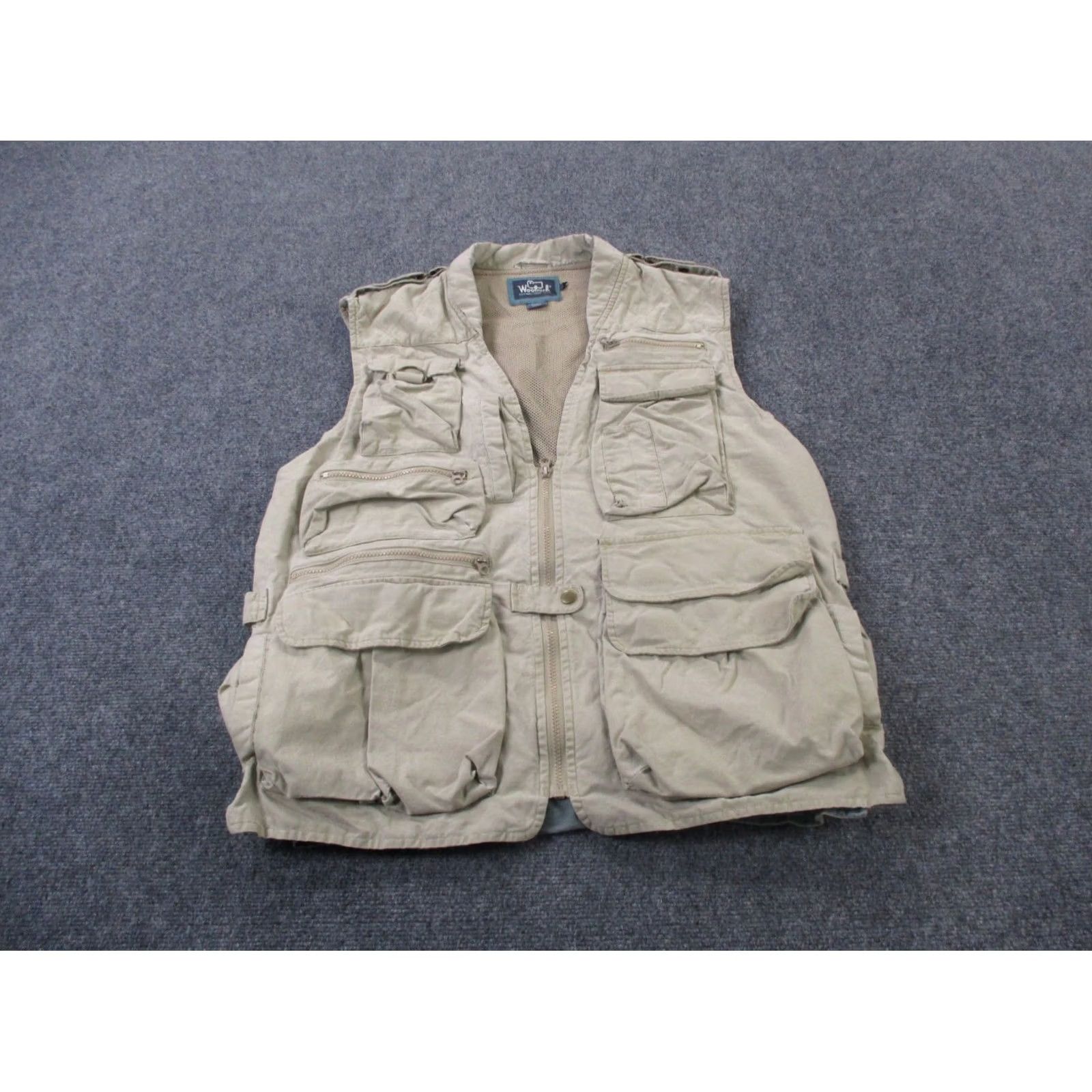 Vintage Woolrich Vest Jacket L Mens Cargo Fishing Outdoors Hunting Hiking Safari Guide Size US L / EU 52-54 / 3 - 2 Thumbnail