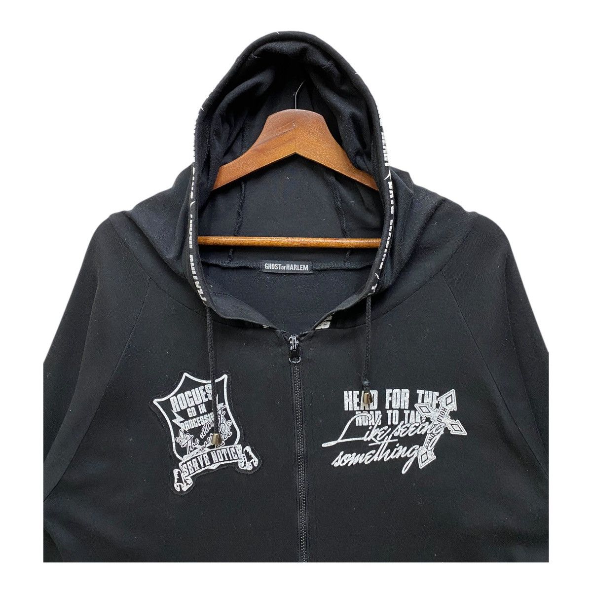 Japanese Brand Ghost Of Harlem Women Hoodie Light Cotton Full Zip Size L Size L / US 10 / IT 46 - 2 Thumbnail
