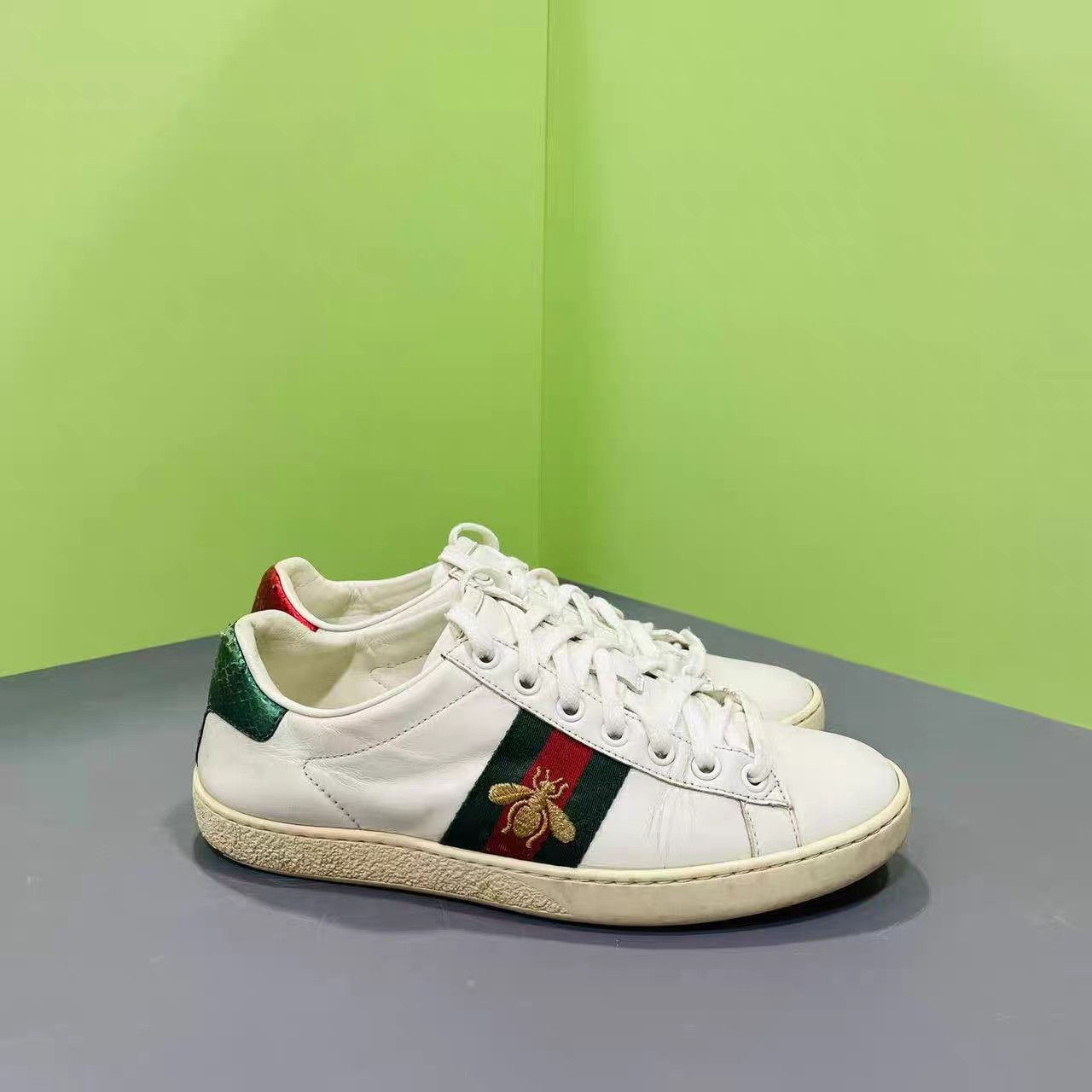 Gucci Gucci Ace Bee Sneakers K15 Size US 5.5 / IT 35.5 - 3 Thumbnail