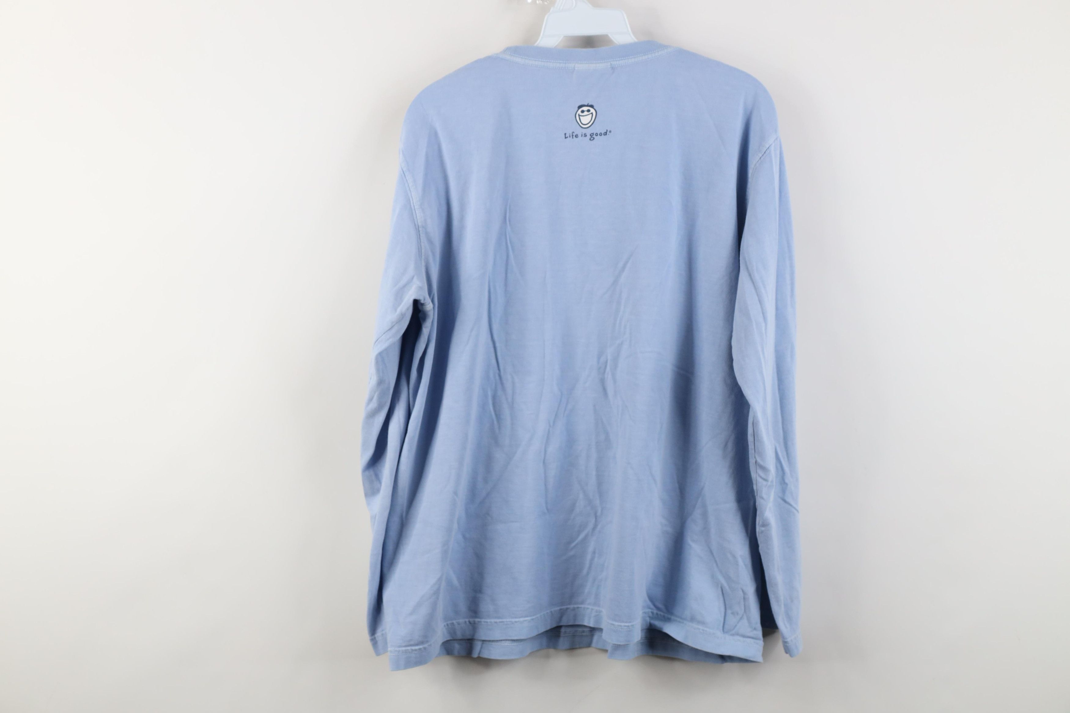 Life is Good Vintage Life Is Good Cabin Fever Long Sleeve T-Shirt Blue Size L / US 10 / IT 46 - 11 Thumbnail