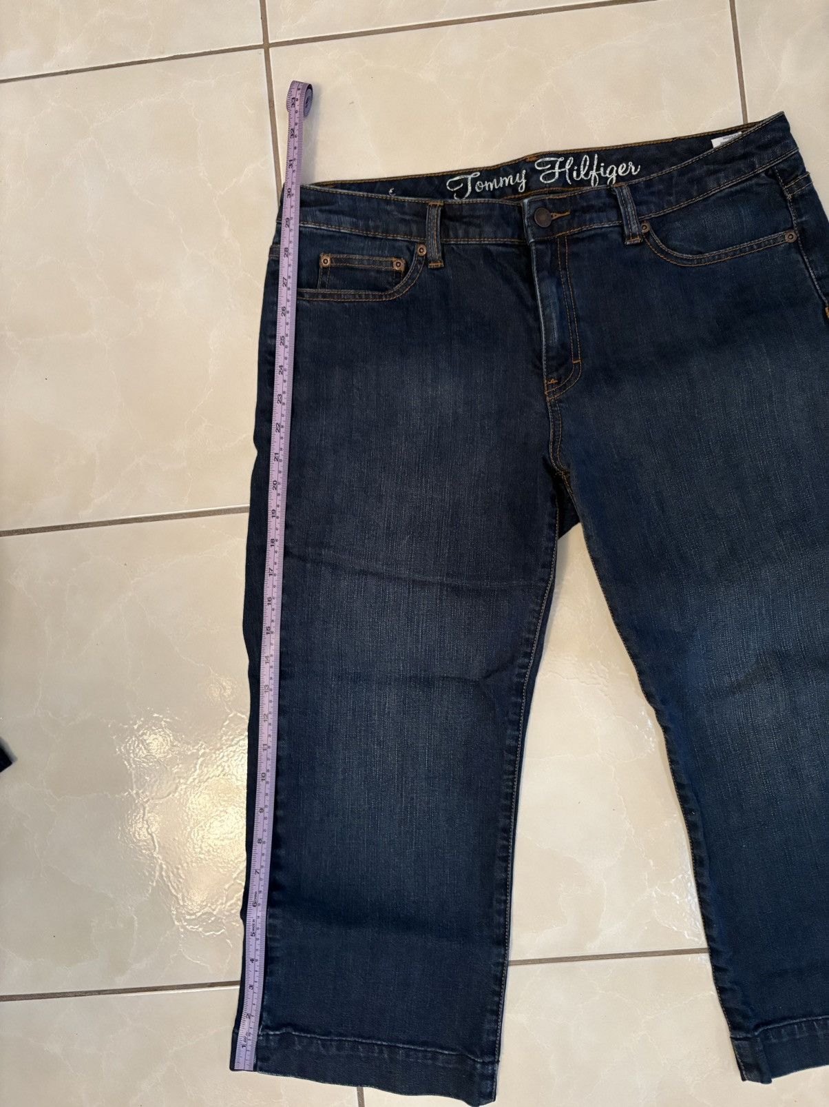 Tommy Hilfiger Vintage Tommy Hilfiger Capris Size 34" / US 12 / IT 48 - 5 Thumbnail