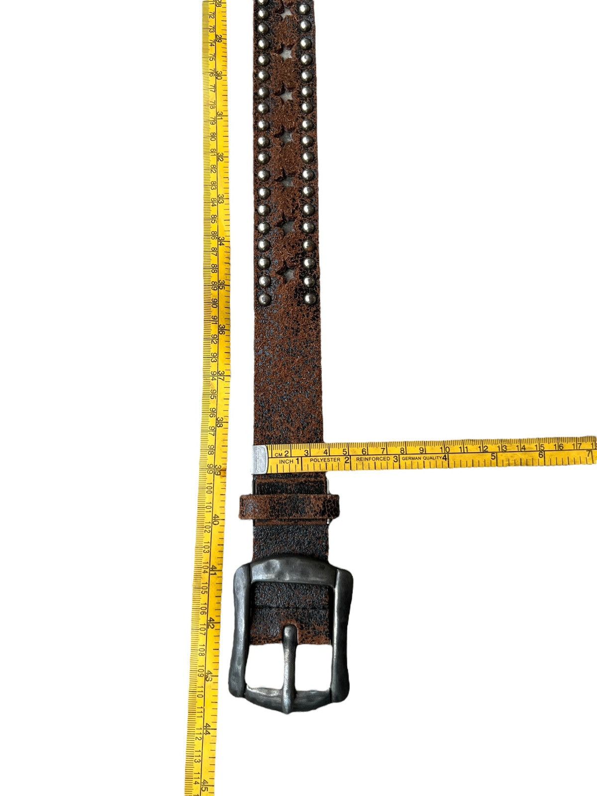Vintage Vintage 90s Studded Leather Belt Size ONE SIZE - 11 Thumbnail