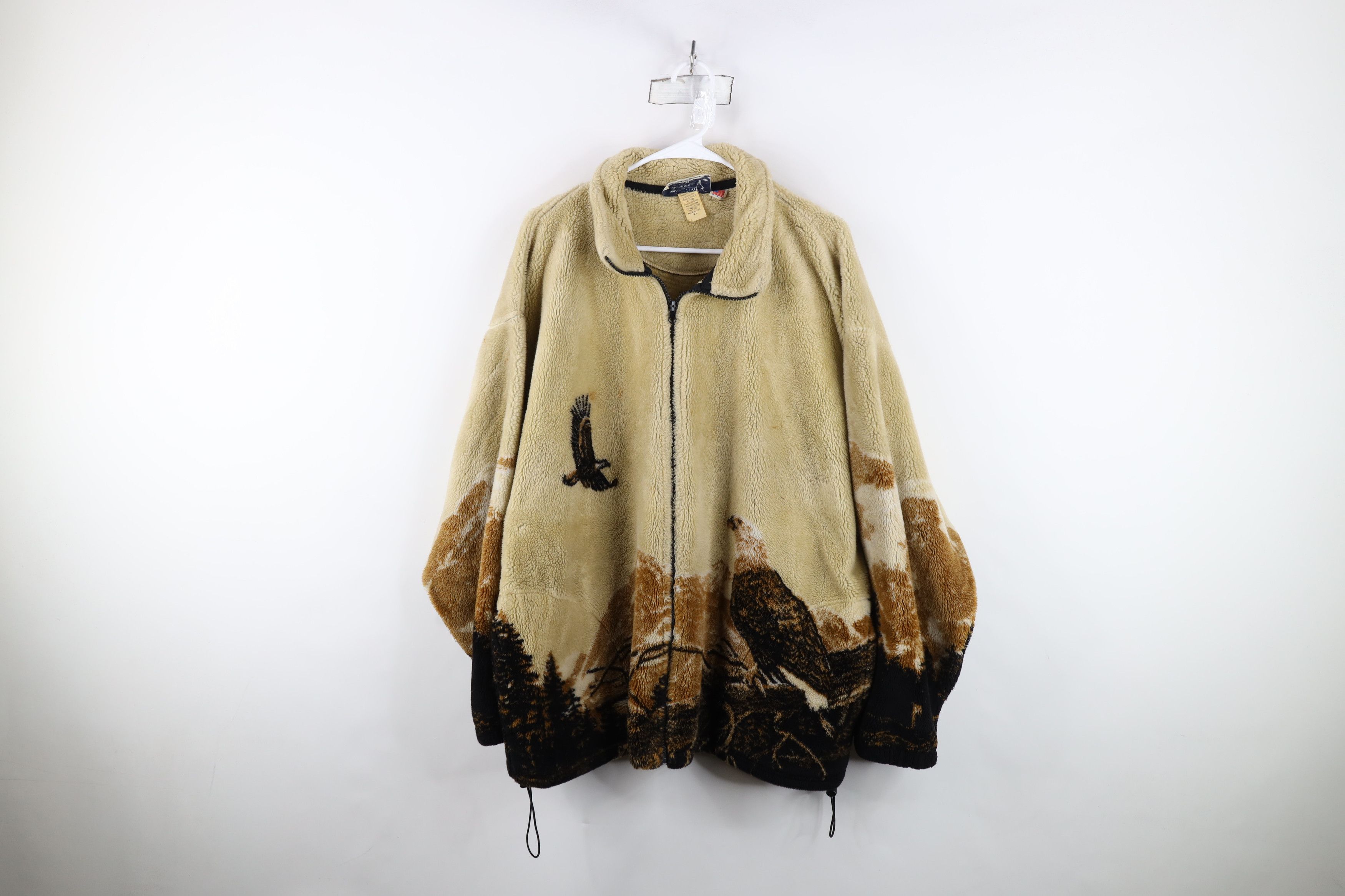 Streetwear × Vintage Vintage Orca Whale All Over Print Fleece
