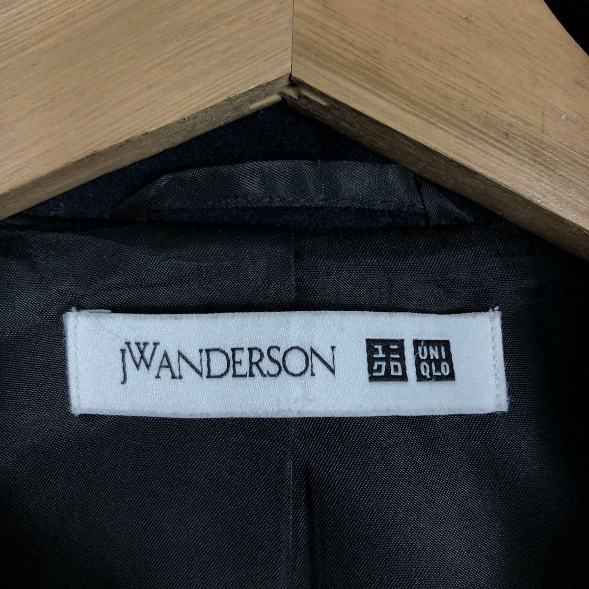 JW Anderson 🔥Rich Black - Fly Coats Long Jacket Wool Herringbone Size US S / EU 44-46 / 1 - 12 Thumbnail