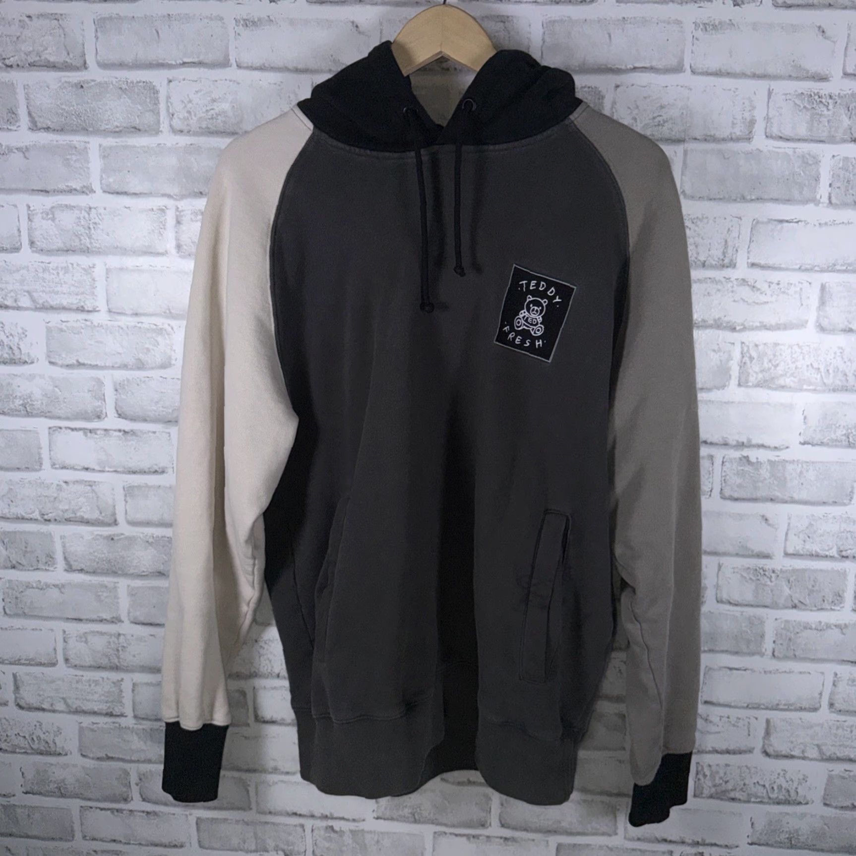 Teddy Fresh Teddy Fresh Gray Hooded Sweatshirt Mens Size M Size US M / EU 48-50 / 2 - 2 Thumbnail