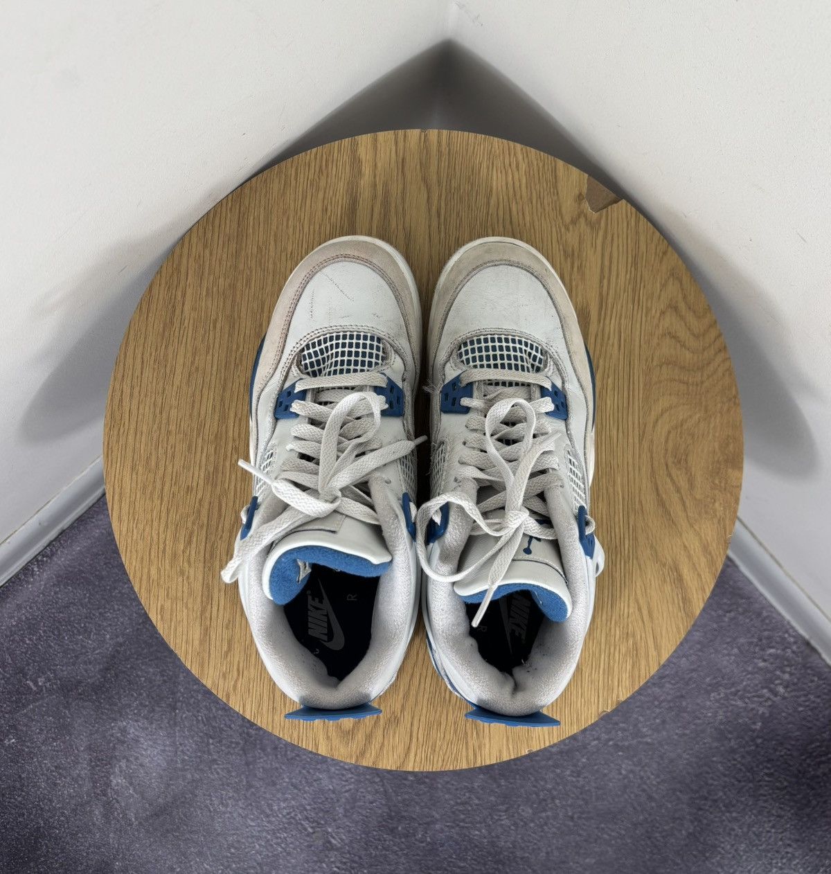 Jordan Brand Jordan 4 Retro Military Blue 2024 GS Sneakers Shoes Size 7Y Size US 7 / EU 40 - 16 Thumbnail