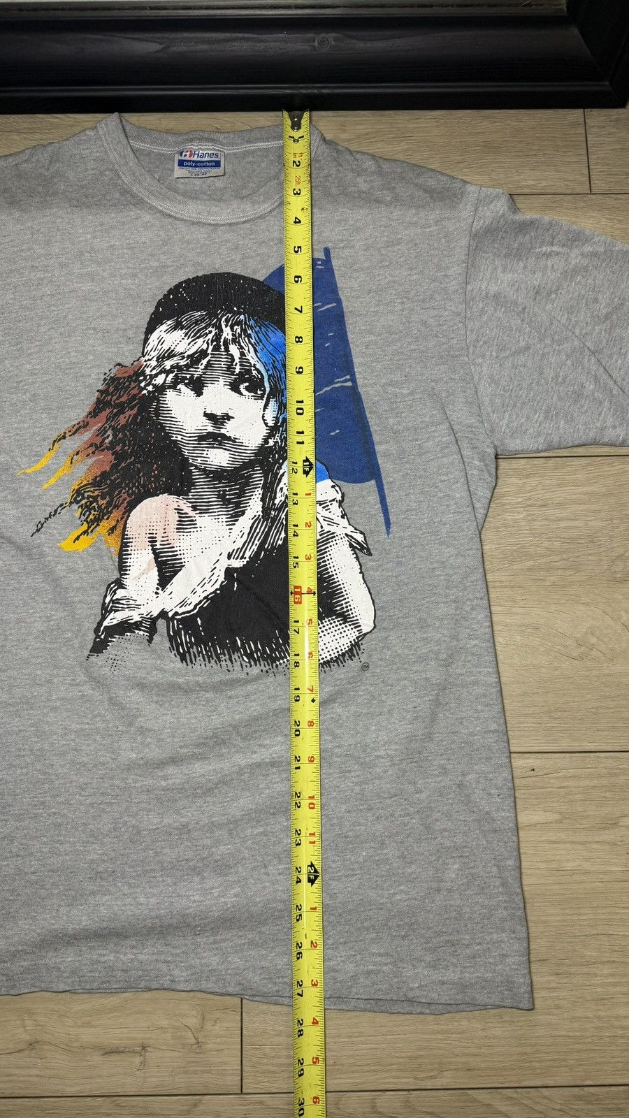 Hanes Vintage 1986 Los Miserables Band Tour Merch Single Stitch Size US L / EU 52-54 / 3 - 6 Thumbnail