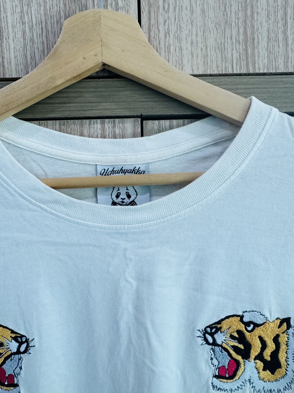 Japanese Brand UCHUHYAKKA Double Tiger Sakujan Short Sleeve Tee Size US M / EU 48-50 / 2 - 4 Thumbnail