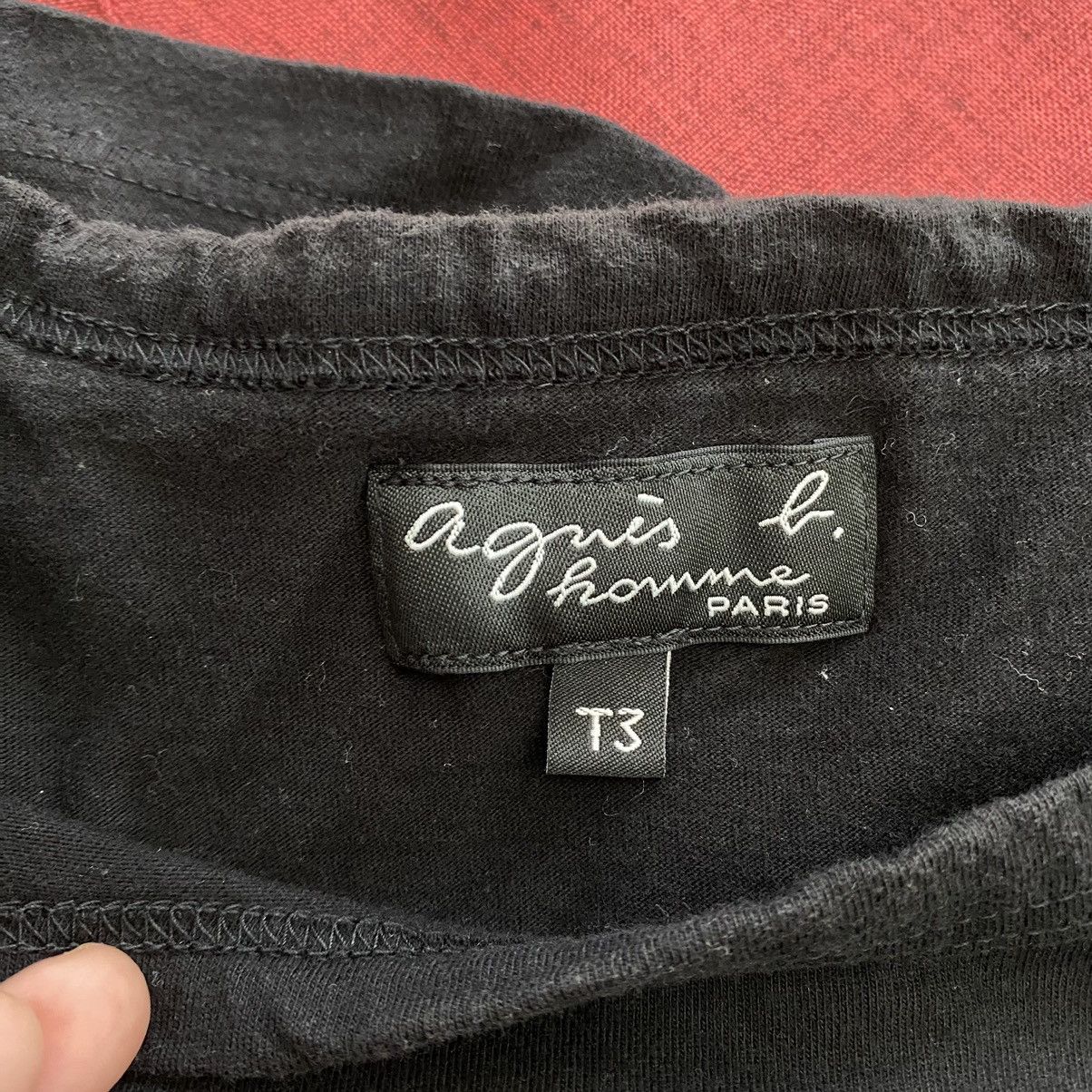 agnes b. AGNES B. PARIS Homme France Brand Print Design Black Short Size US M / EU 48-50 / 2 - 4 Thumbnail