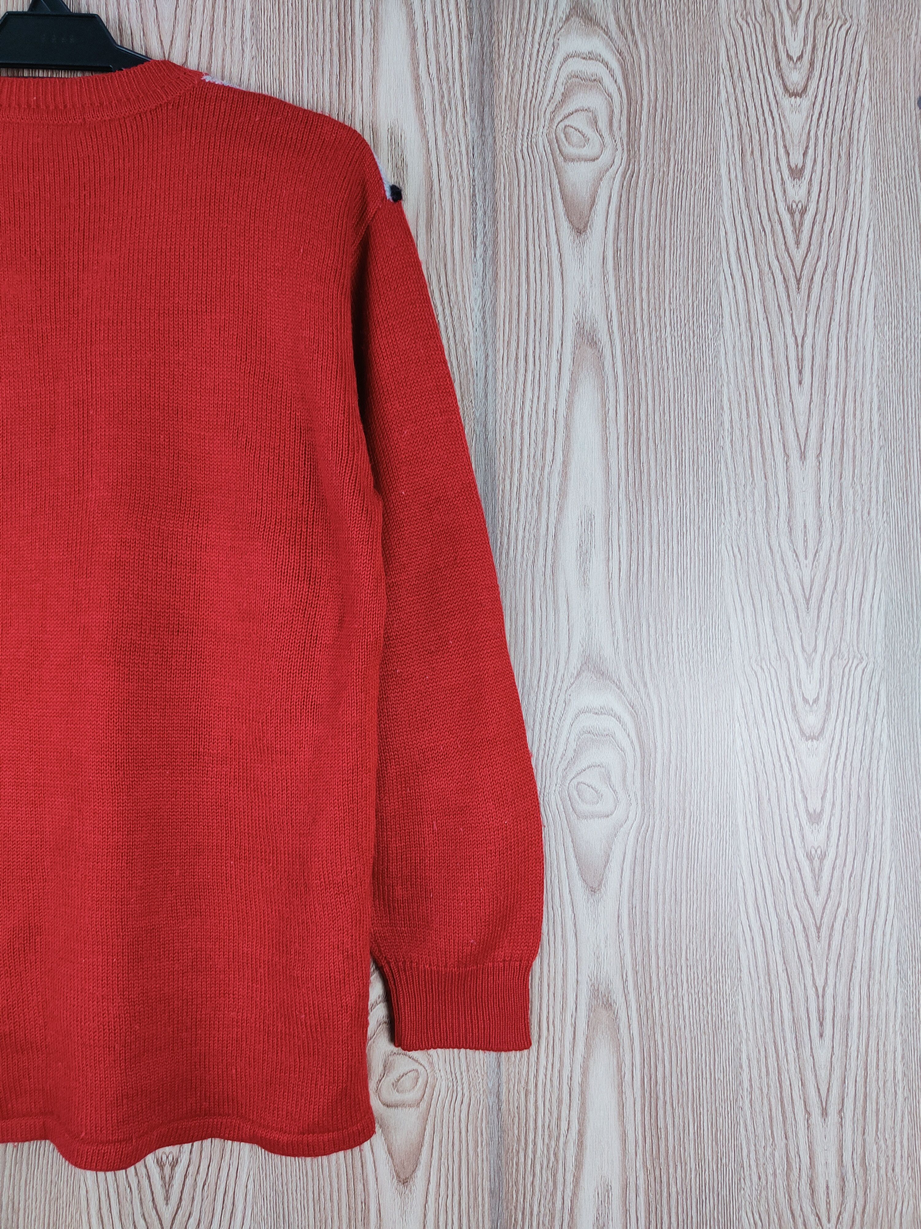 Homespun Knitwear Chego Red art vintage Knitwear Sweatshirts #W353 Size US M / EU 48-50 / 2 - 10 Thumbnail