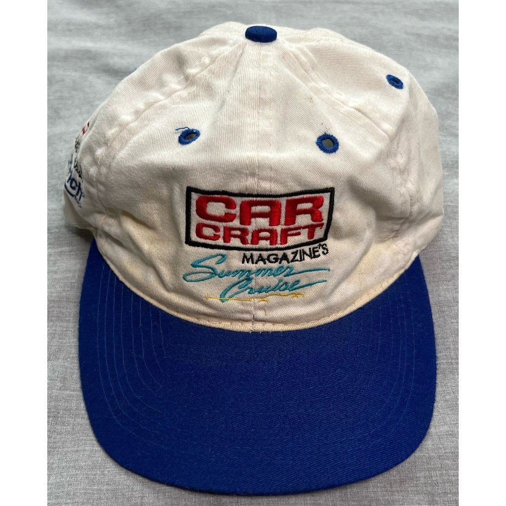 Chevrolet × Otto × Vintage Vintage Car Craft Magazine Chevrolet Snapback Hat Size ONE SIZE - 2 Thumbnail