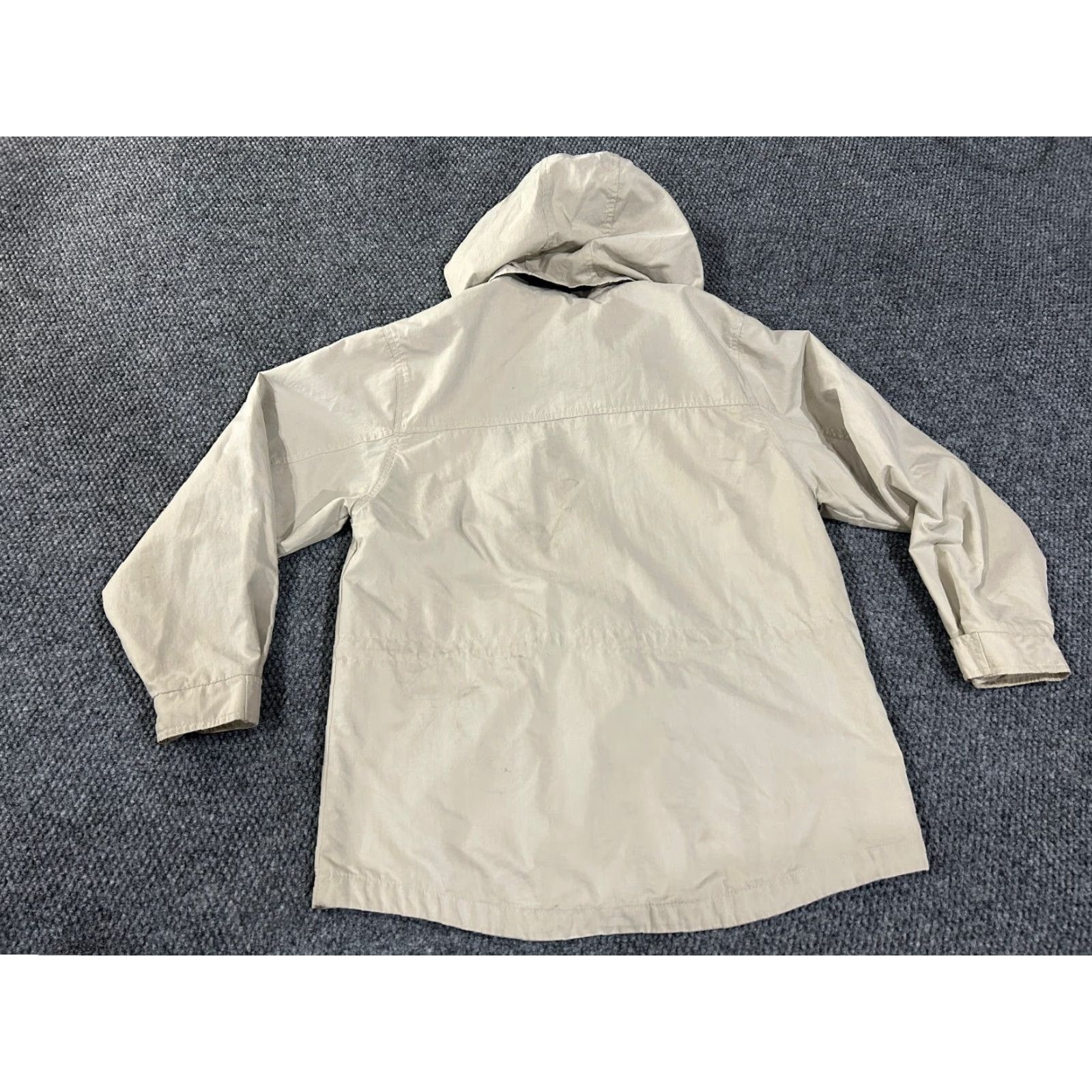 Eddie Bauer VINTAGE Eddie Bauer Jacket Womens Medium Beige Wool Hooded Outdoor Casual Coat Size M / US 6-8 / IT 42-44 - 7 Thumbnail