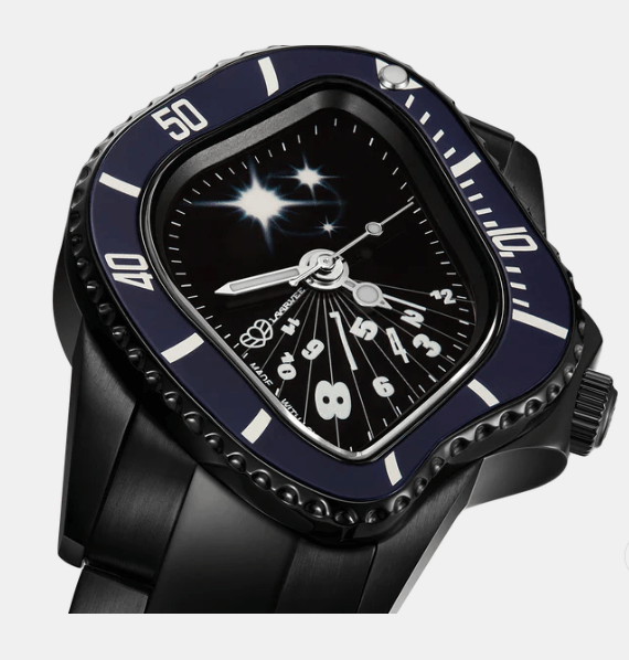 LAARVEE LAARVEE PEA001R (LIMITED) PVD BLK: BLACK BEZEL & BLACK DIAL Size ONE SIZE - 4 Thumbnail