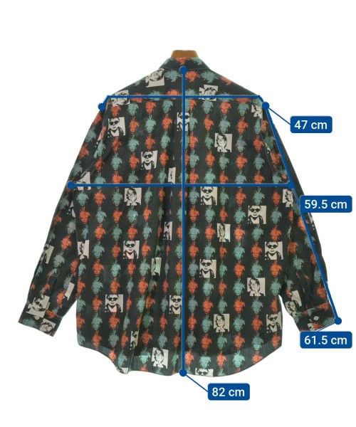Comme des Garcons SHIRT Shirt all-over pattern long sleeve button cotton Multicolor Size US M / EU 48-50 / 2 - 3 Thumbnail