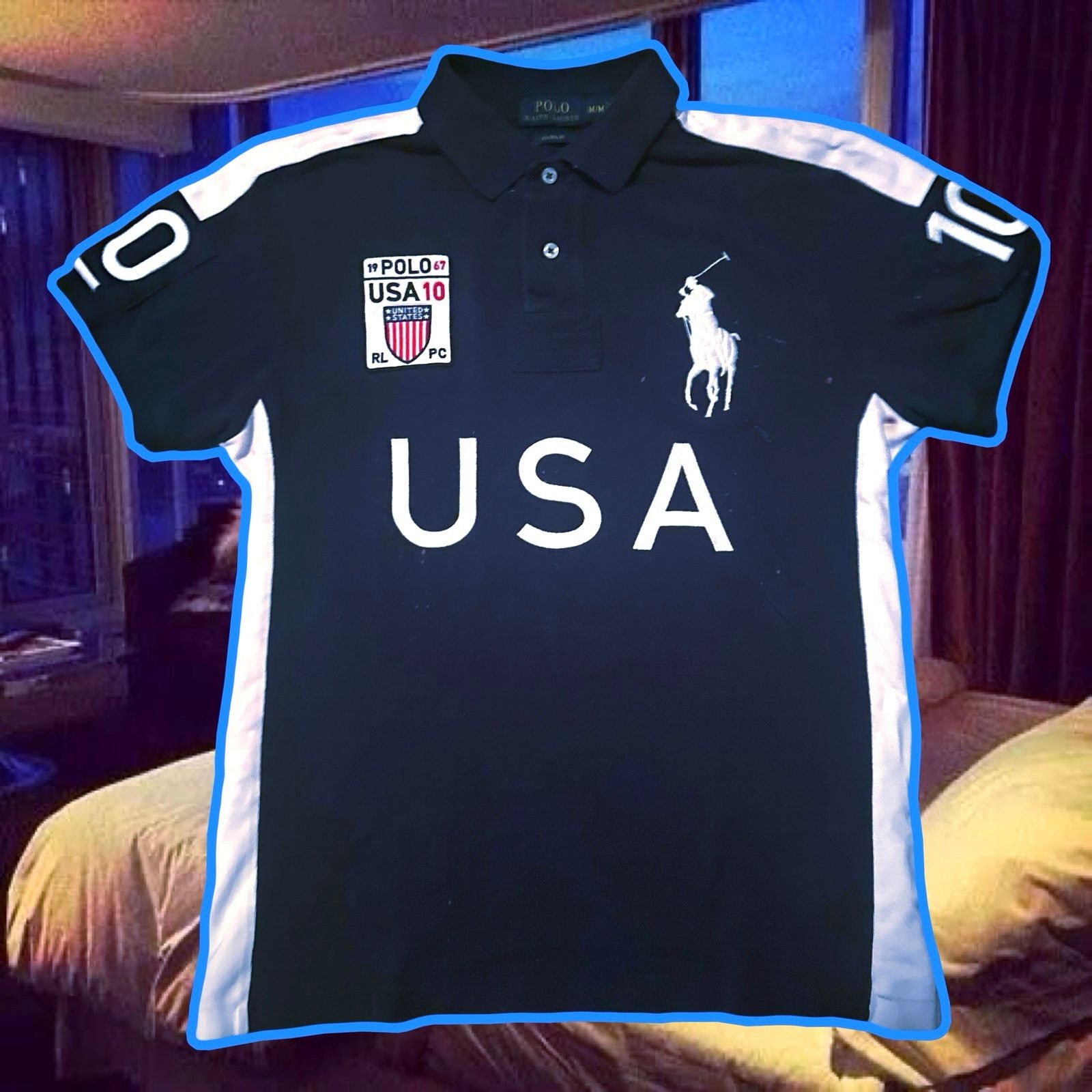 Polo Ralph Lauren Polo Ralph Lauren polo shirt usa big pony Size US M / EU 48-50 / 2 - 1 Thumbnail