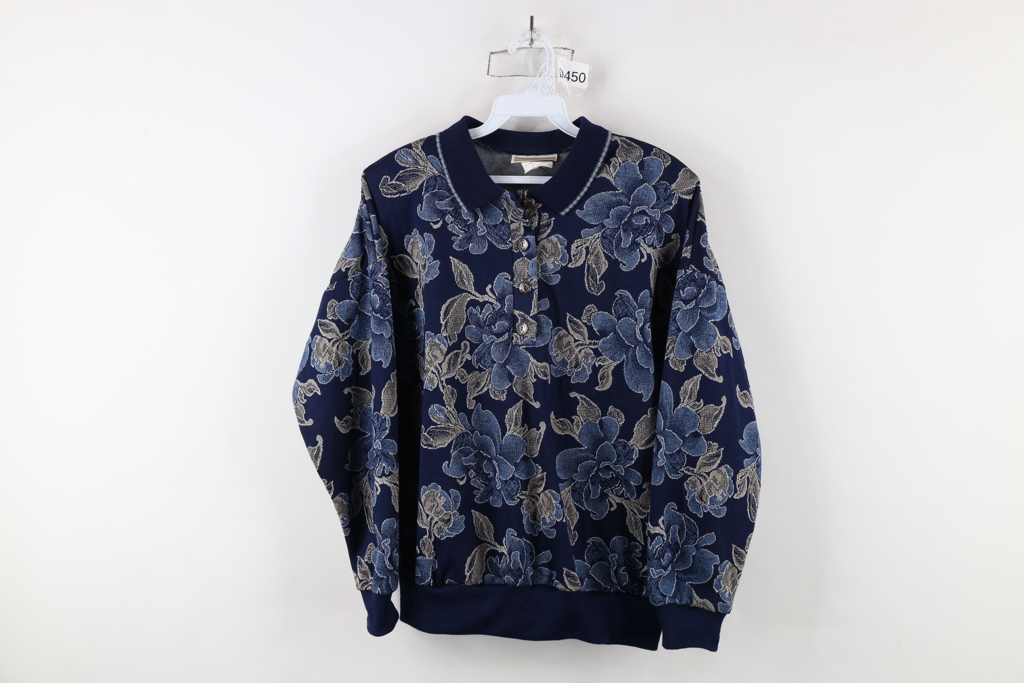 Vintage Vintage 90s Streetwear Knit Collared Pullover Sweater USA Size M / US 6-8 / IT 42-44 - 1 Thumbnail