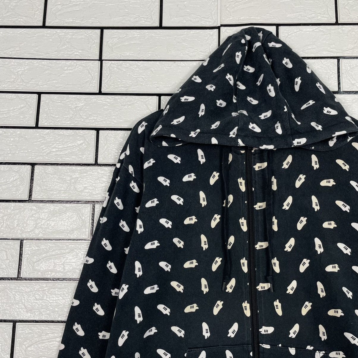 Adidas Adidas Monogram Zipper Hoodie Size US M / EU 48-50 / 2 - 6 Thumbnail