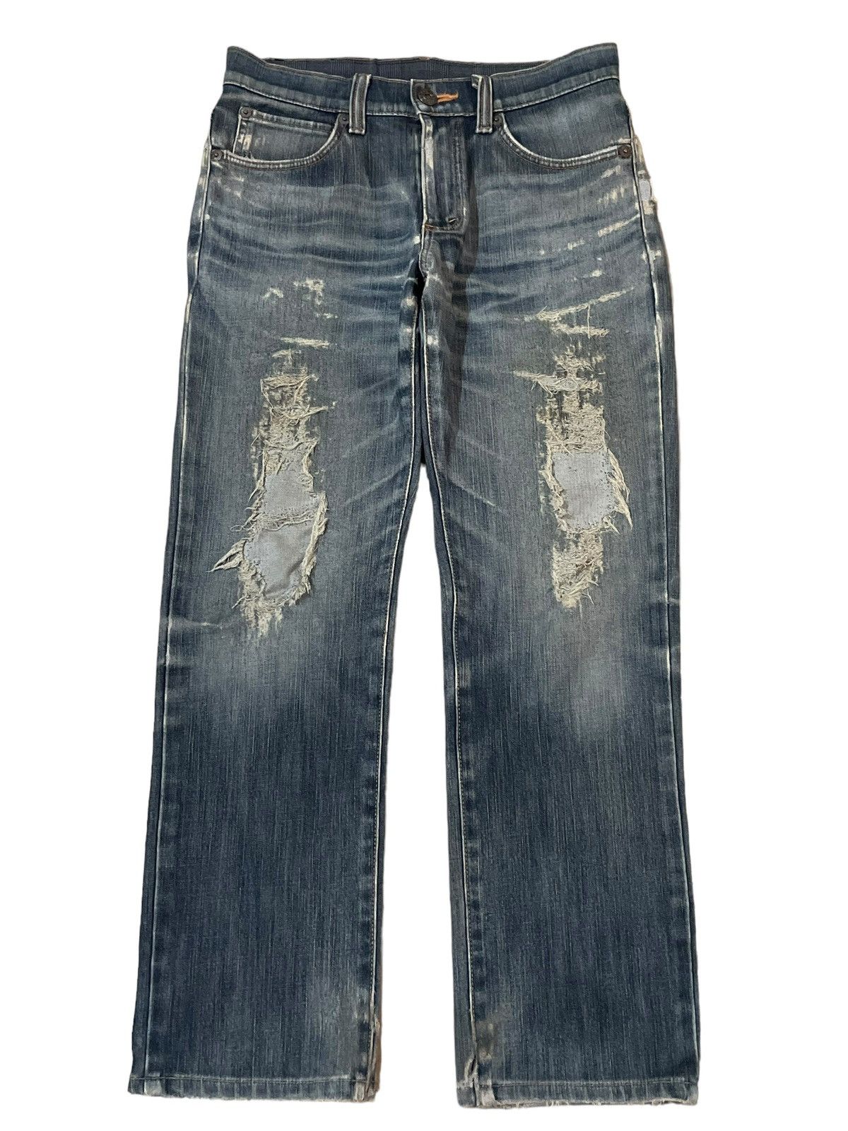 Edwin Vintage Edwin 503 Wildfire Rusty Fade Wash Distressed Jeans Size US 30 / EU 46 - 6 Thumbnail