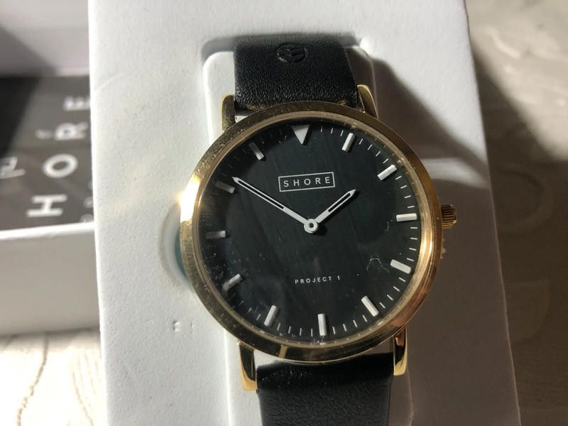 Designer Shore Projects Watch With Black Strap - Unisex Size ONE SIZE - 5 Thumbnail