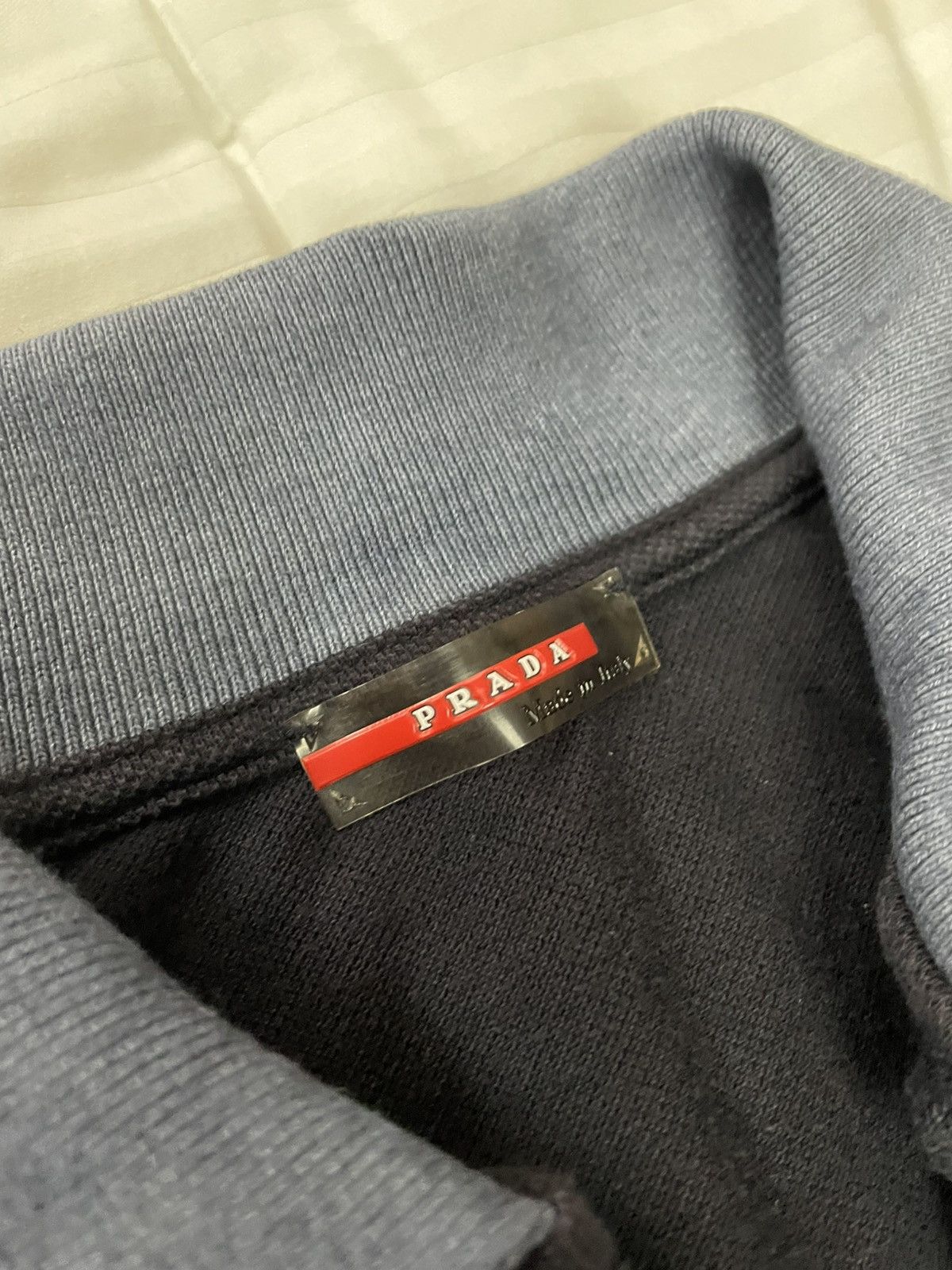 Prada Vintage Prada Red Tab Polo Size US XL / EU 56 / 4 - 8 Thumbnail
