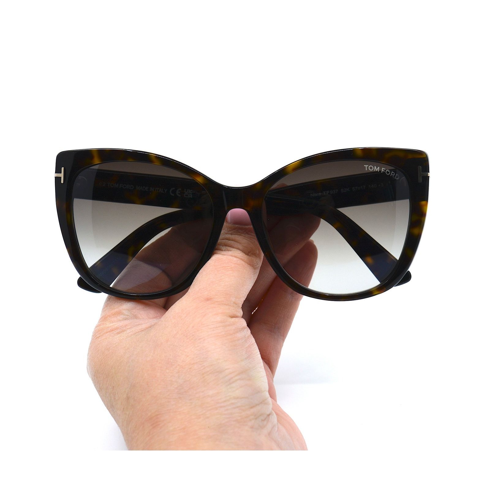 Tom Ford TOM FORD NORA TF937 52K HAVANA BROWN GRADIENT SUNGLASSES Size ONE SIZE - 11 Thumbnail
