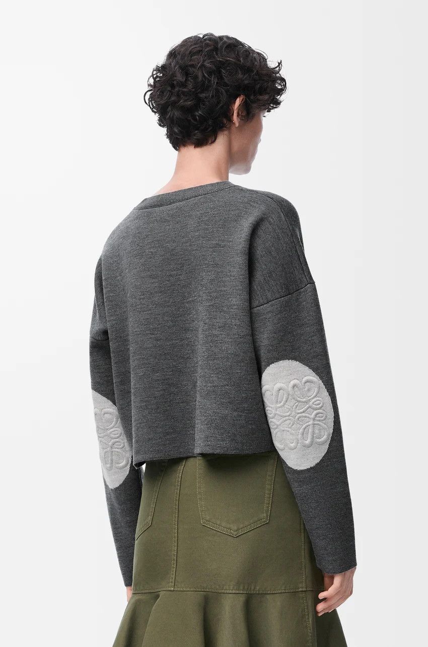 Loewe o1loc1c0525 Sweater in Dark Grey Size XS / US 0-2 / IT 36-38 - 4 Thumbnail