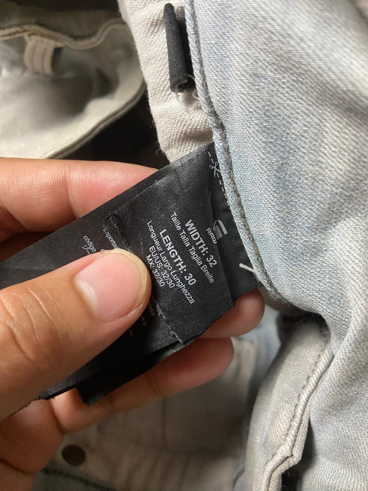 G-Star G Star Raw Denim Jeans with Asymmetrical Back Seams (167) Size US 34 / EU 50 - 4 Thumbnail