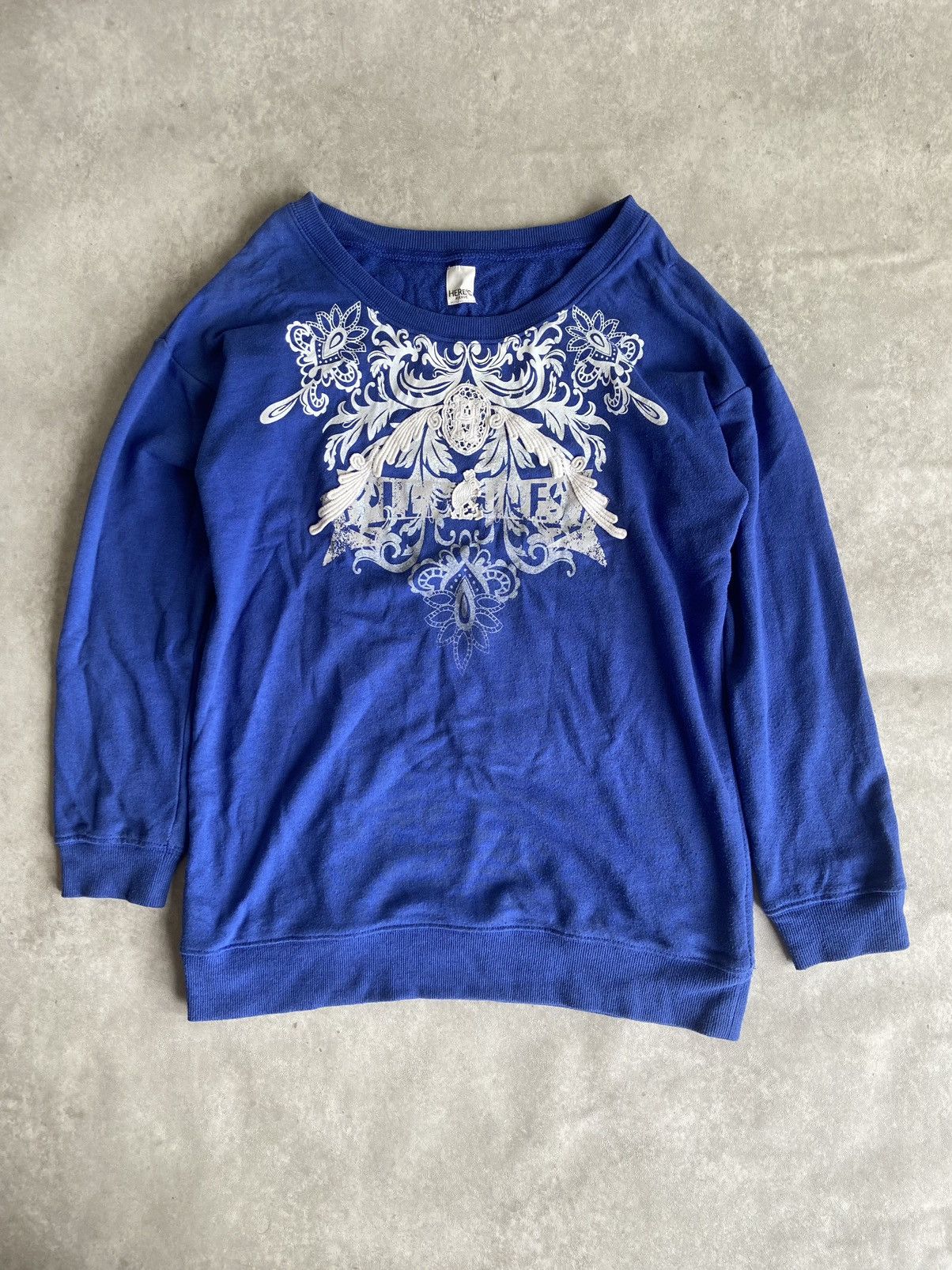 If Six Was Nine × Japanese Brand × Le Grande Bleu (L.G.B.) Here's Avenue Sweatshirt Size US S / EU 44-46 / 1 - 1 Thumbnail