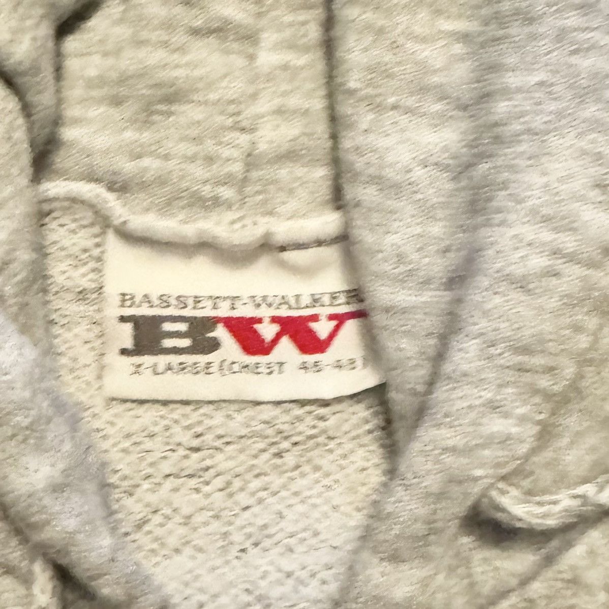 Vintage VINTAGE 80s GREY TRI BLEND ZIP UP HOODIE! Size US XL / EU 56 / 4 - 6 Thumbnail